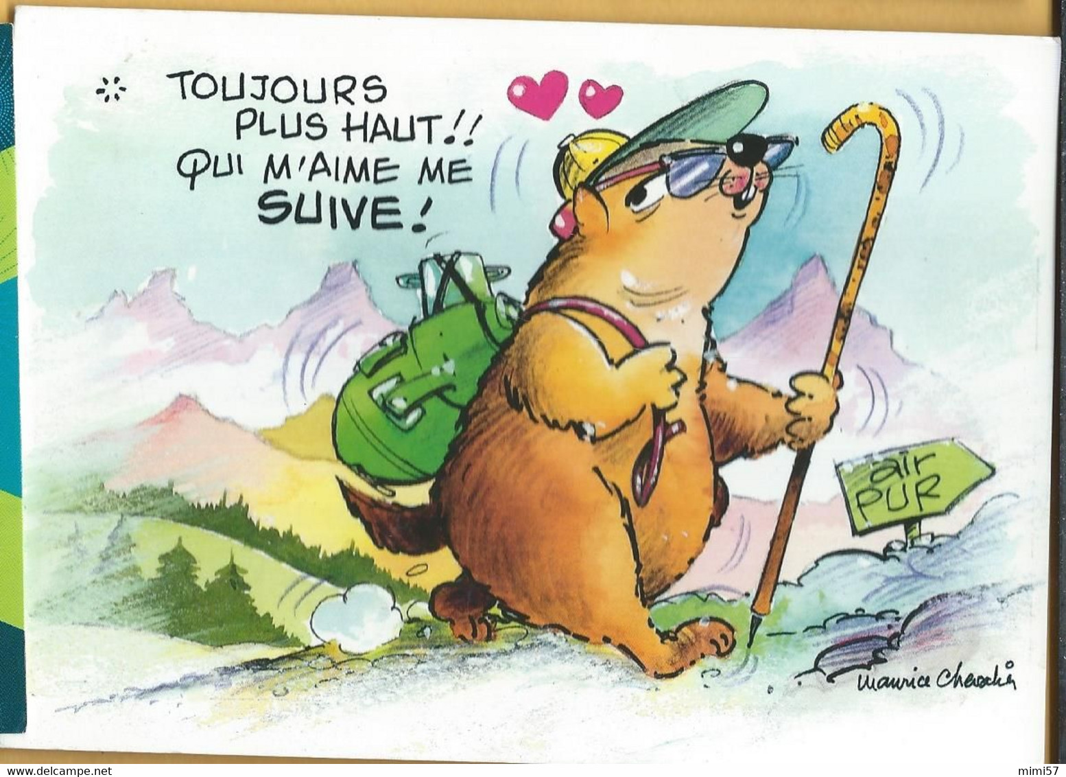 C.P.M. Humour- Les Marmottes - Maurice