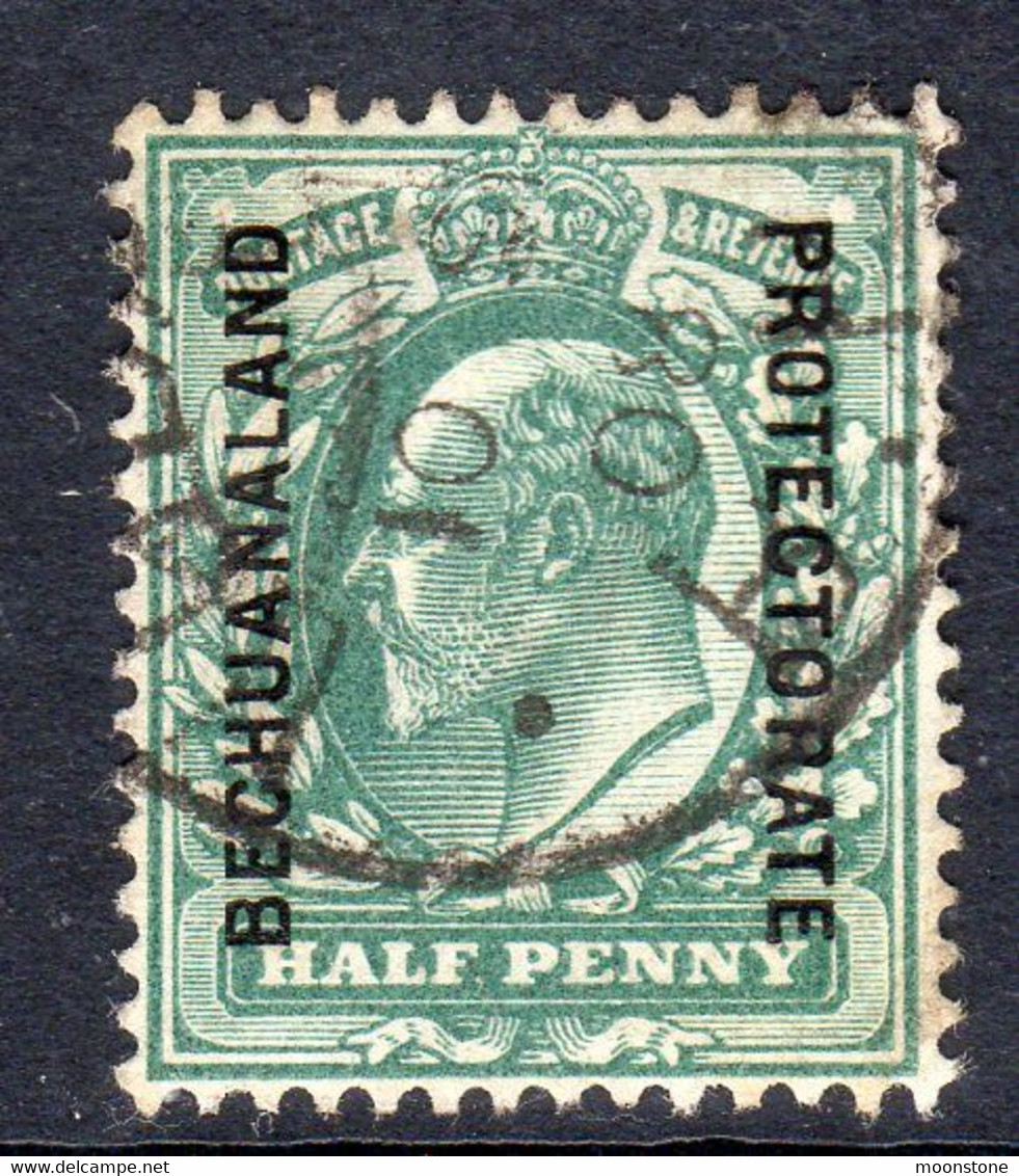 Bechuanaland EVII 1904 'Bechuanaland Protectorate' On ½d GB, Used, SG 66 (BA2) - 1885-1964 Protectorat Du Bechuanaland