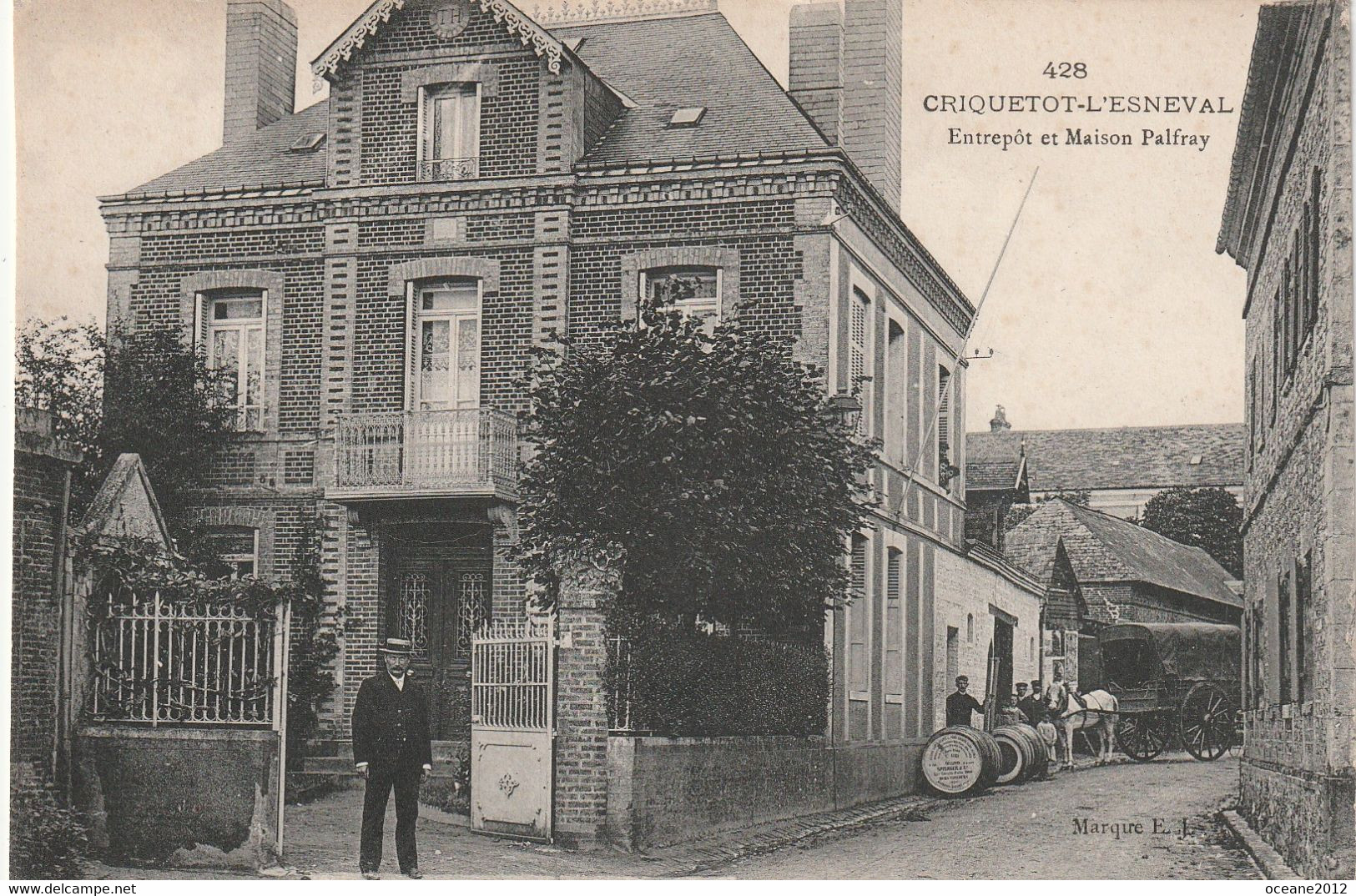 76 Criquetôt L'Esneval. Entrepot Et Maison Palfray - Criquetot L'Esneval