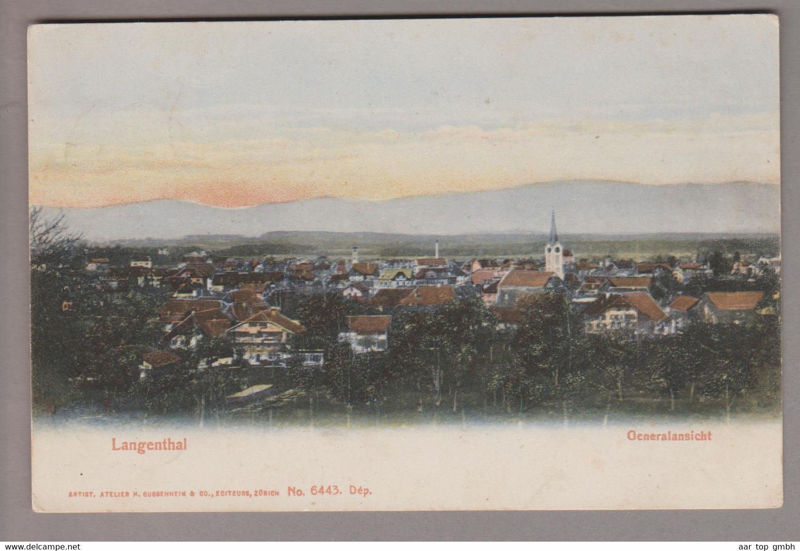 CH BE Langenthal 1904-07-06 Foto #6443 H.Guggenheim - Langenthal