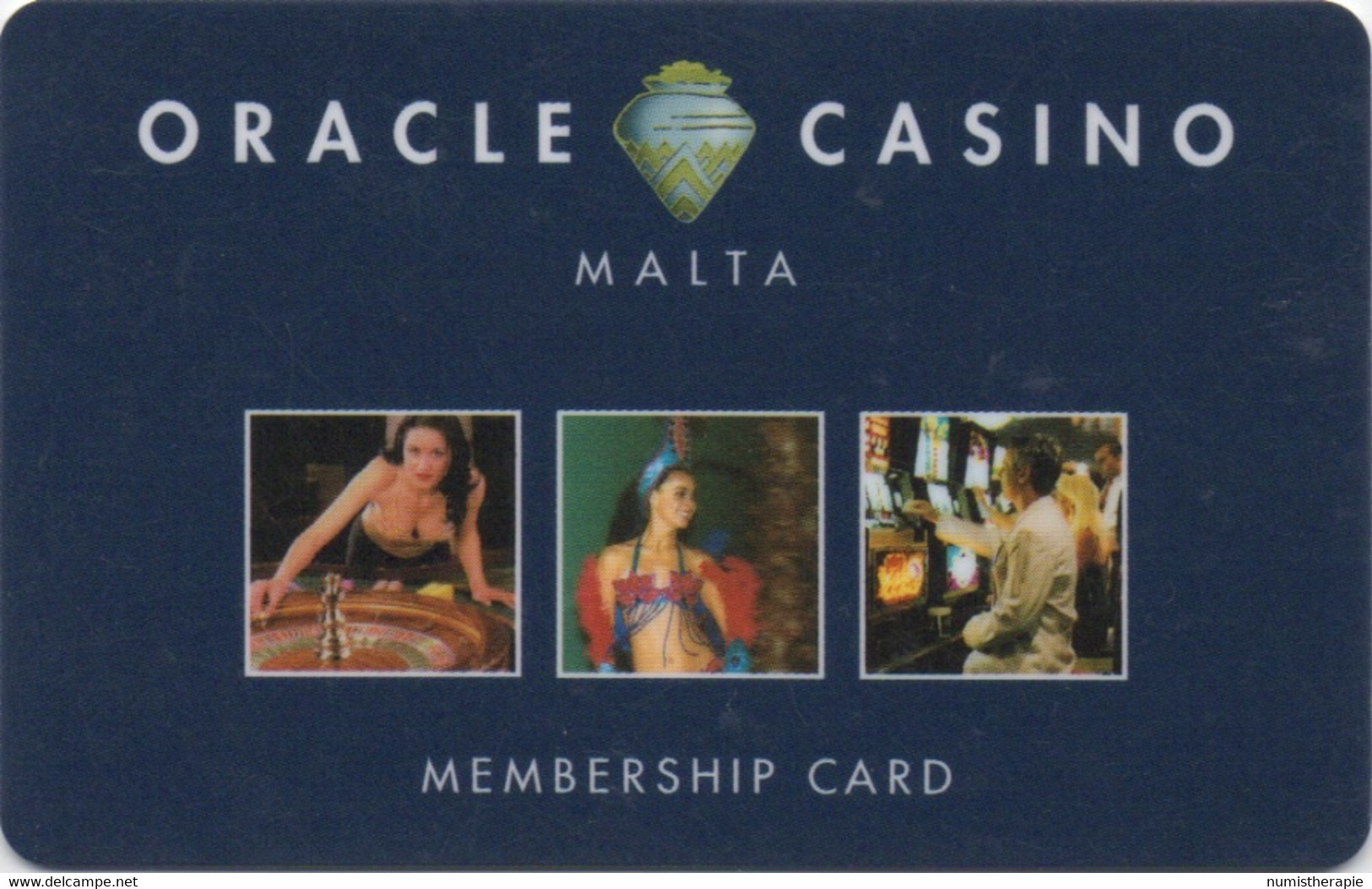 Malte : Oracle Casino Malta Membership Card - Casinokaarten