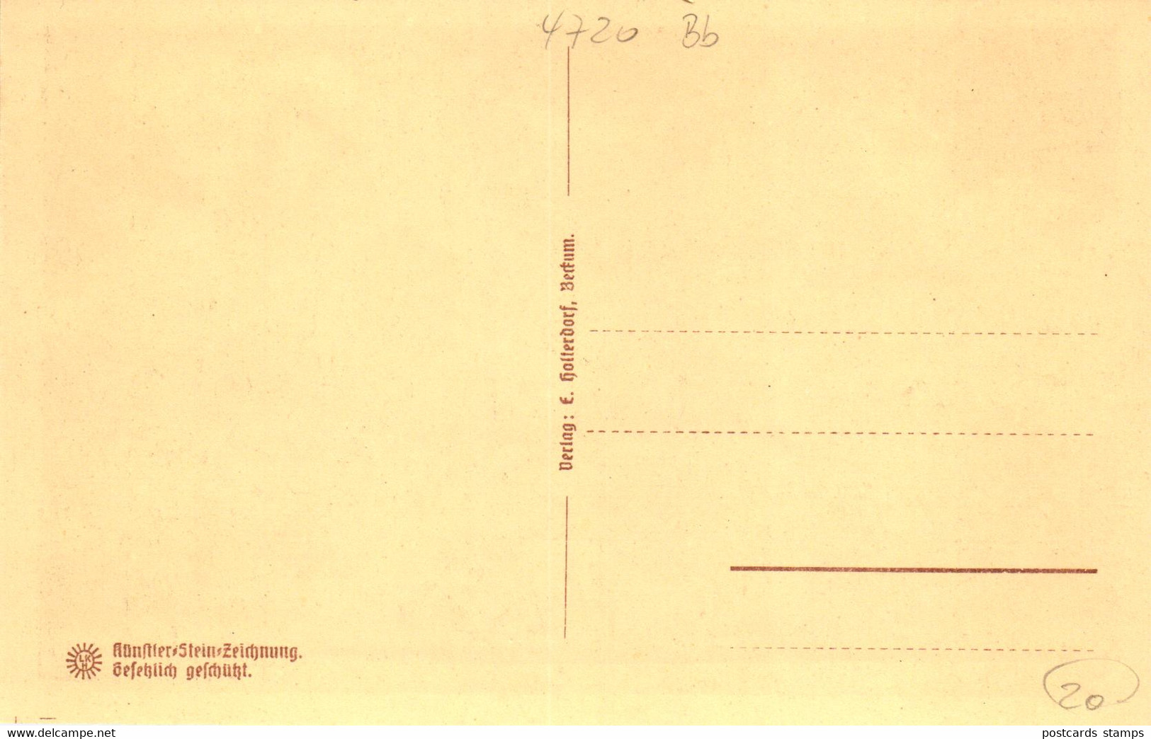 Beckum, Liebfrauenkirche, Steindruck-AK, Um 1920 - Beckum