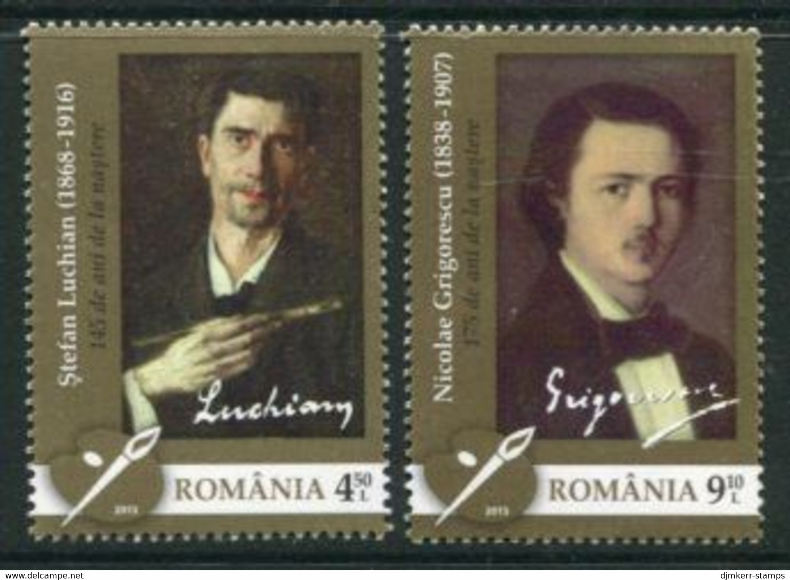 ROMANIA 2013 Painters I MNH / **. Michel 6670-71 - Unused Stamps