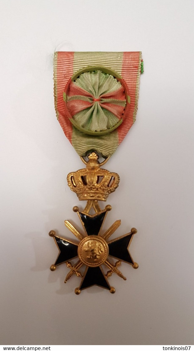 Croix Militaire De 1re Classe Belgique - Belgium