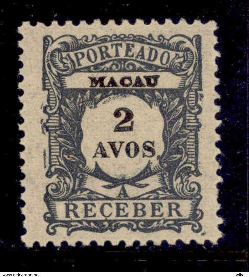 ! ! Macau - 1904 Postage Due 2 A - Af. P 03 - MH - Impuestos