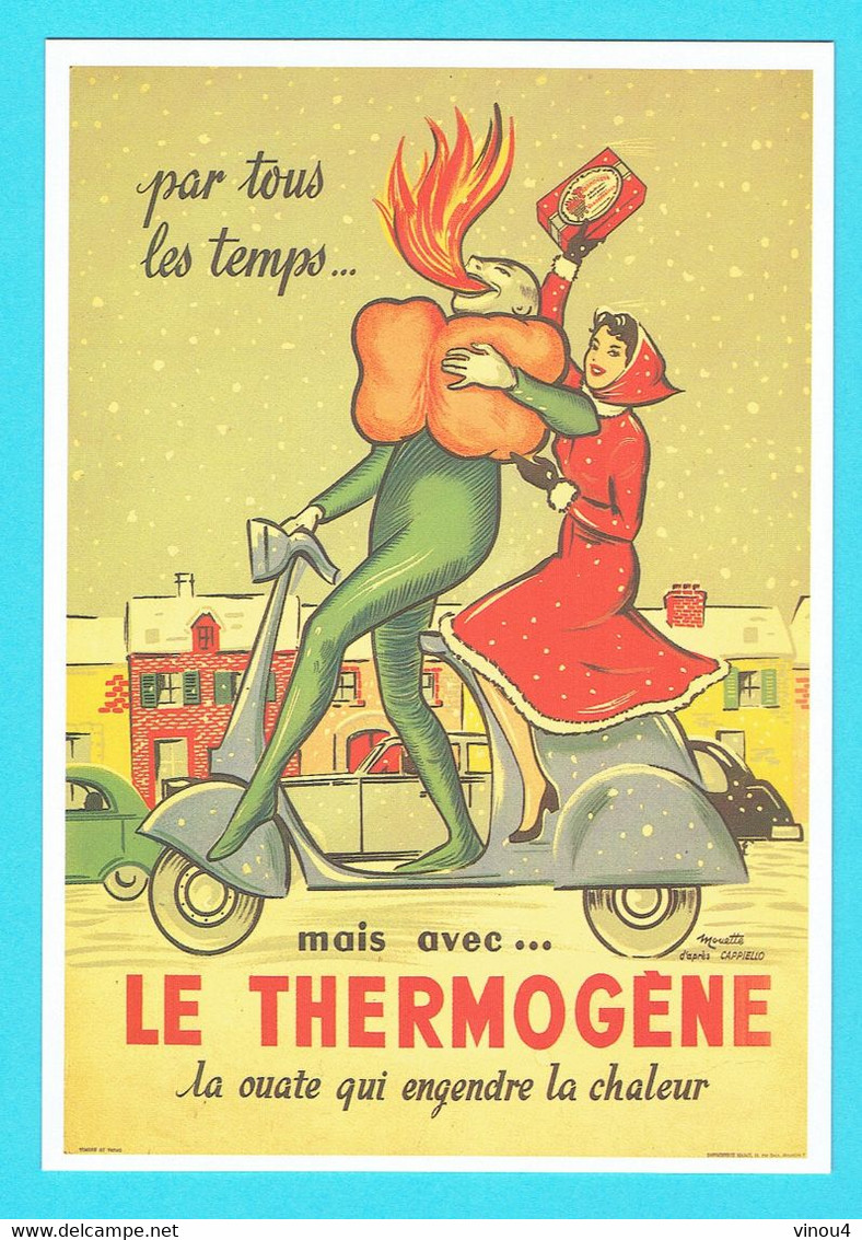 CPM Repro Affiche Le Thermogène Cappiello - Carte Moderne - Vespa Scooter - Cappiello