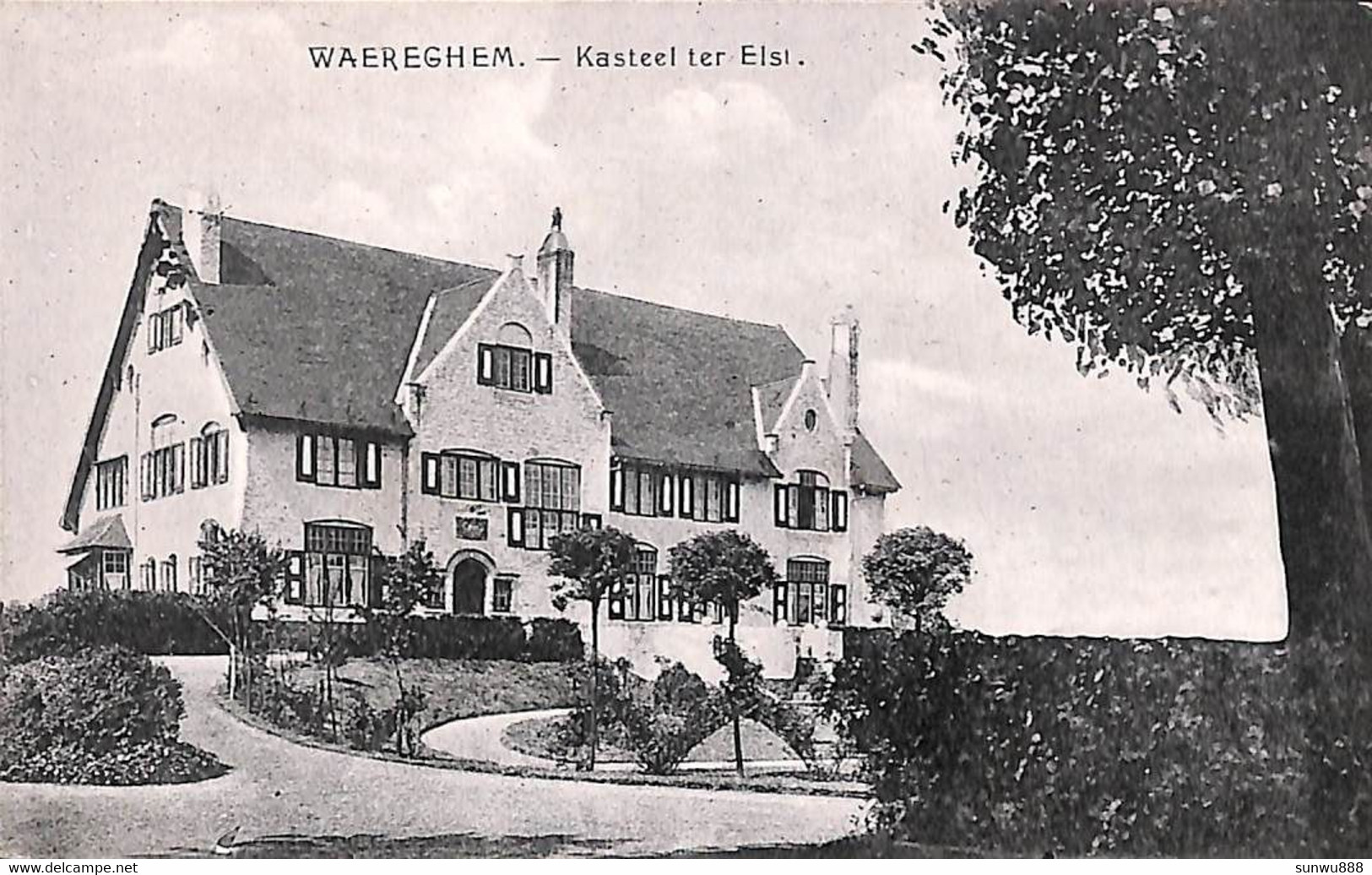 Waregem Waereghem - Château Kasteel Elst (Uitg. K. Vandenhende) - Waregem