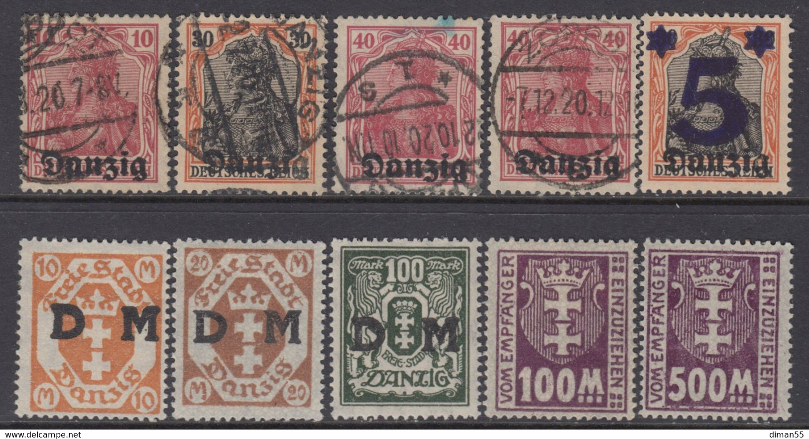 DANZIG - Fine High Value Lot  42 Pieces - Autres & Non Classés