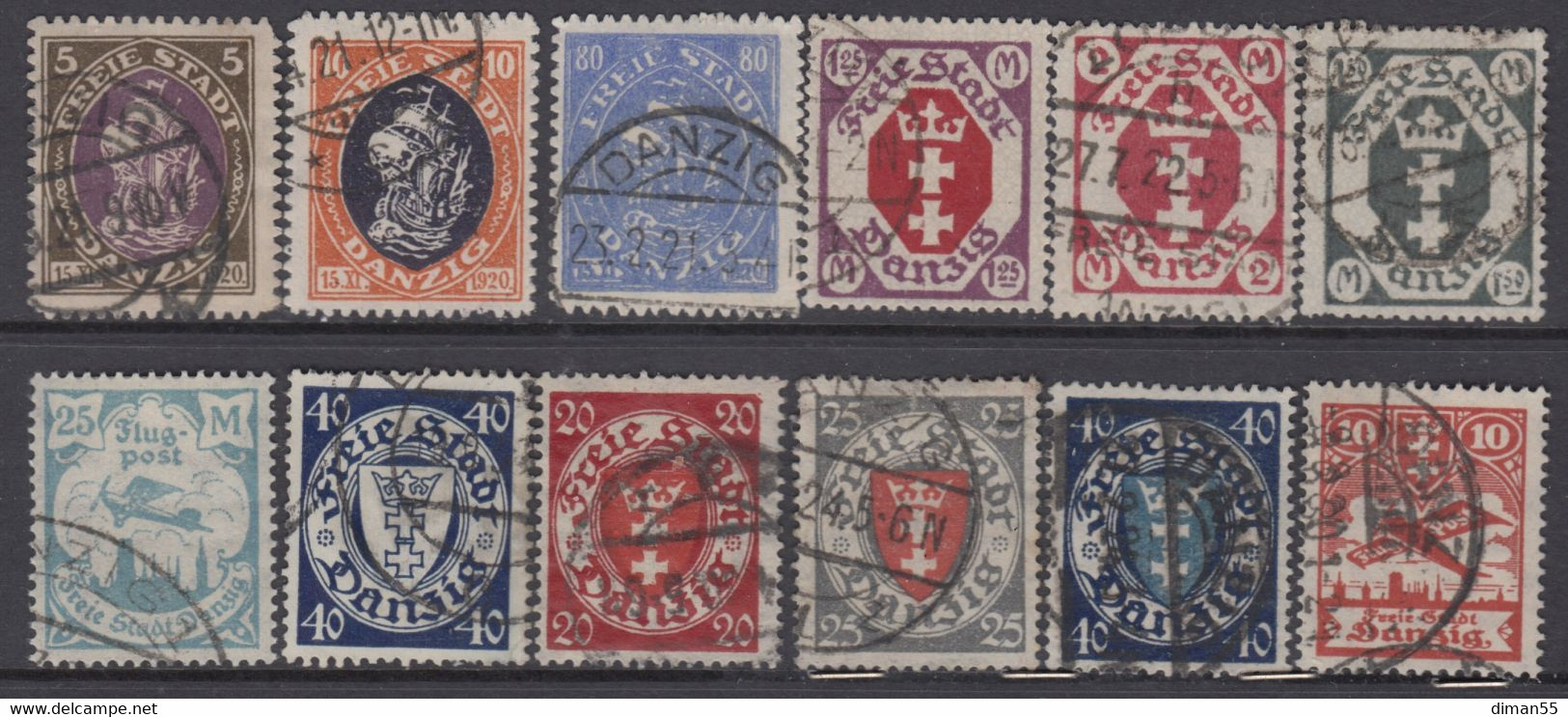 DANZIG - Fine High Value Lot  42 Pieces - Autres & Non Classés