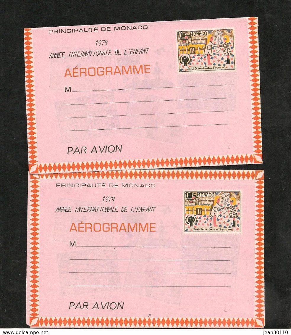 1979 AEROGRAMME THÈME ANNÉE INTERNATIONALE DE L'ENFANT - Sonstige & Ohne Zuordnung