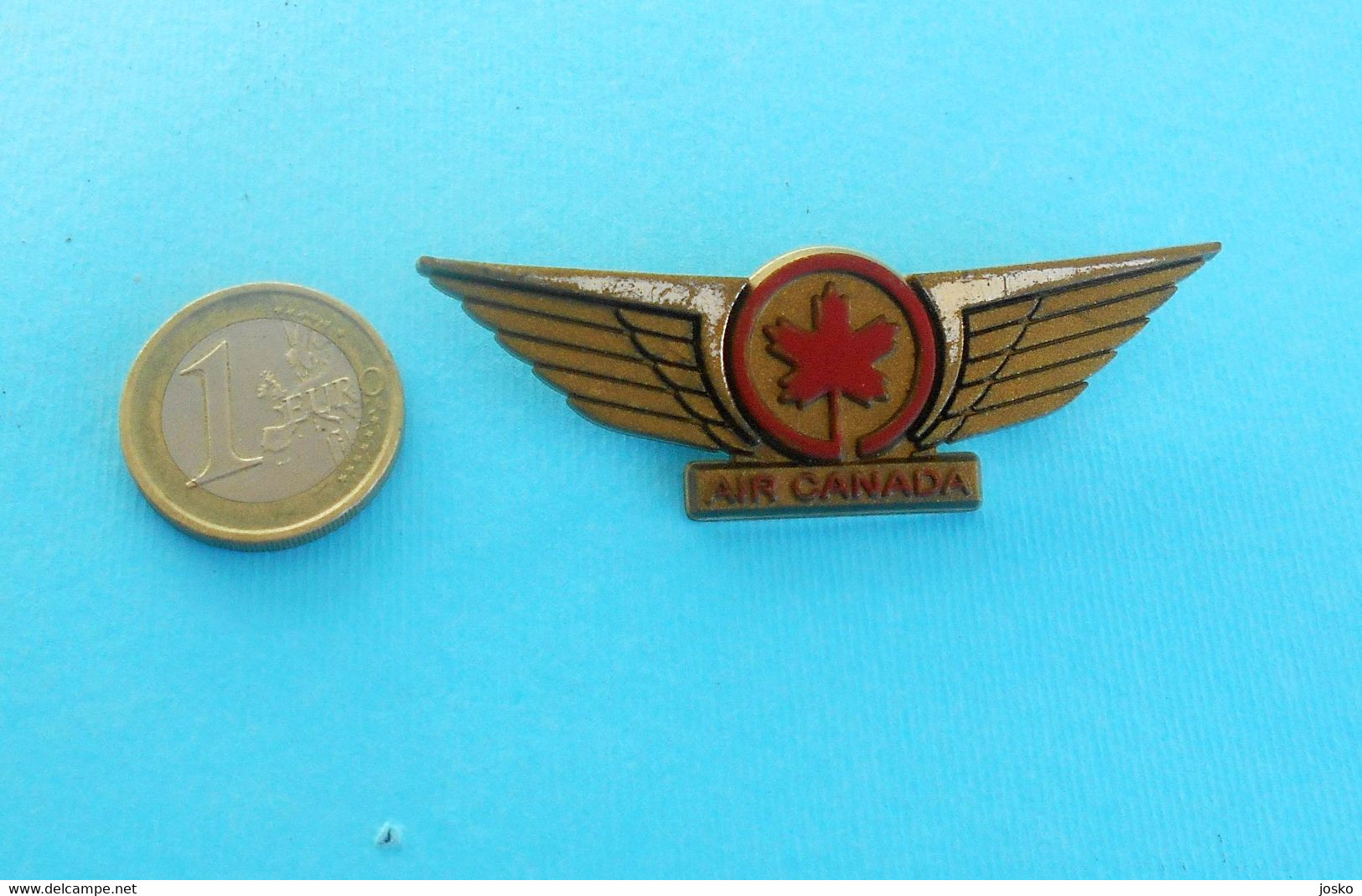 AIR CANADA ... Vintage Pilot Wings Badge * Canada National Airlines * Airways Airline Air Company Pilote Plane Avion - Crew Badges