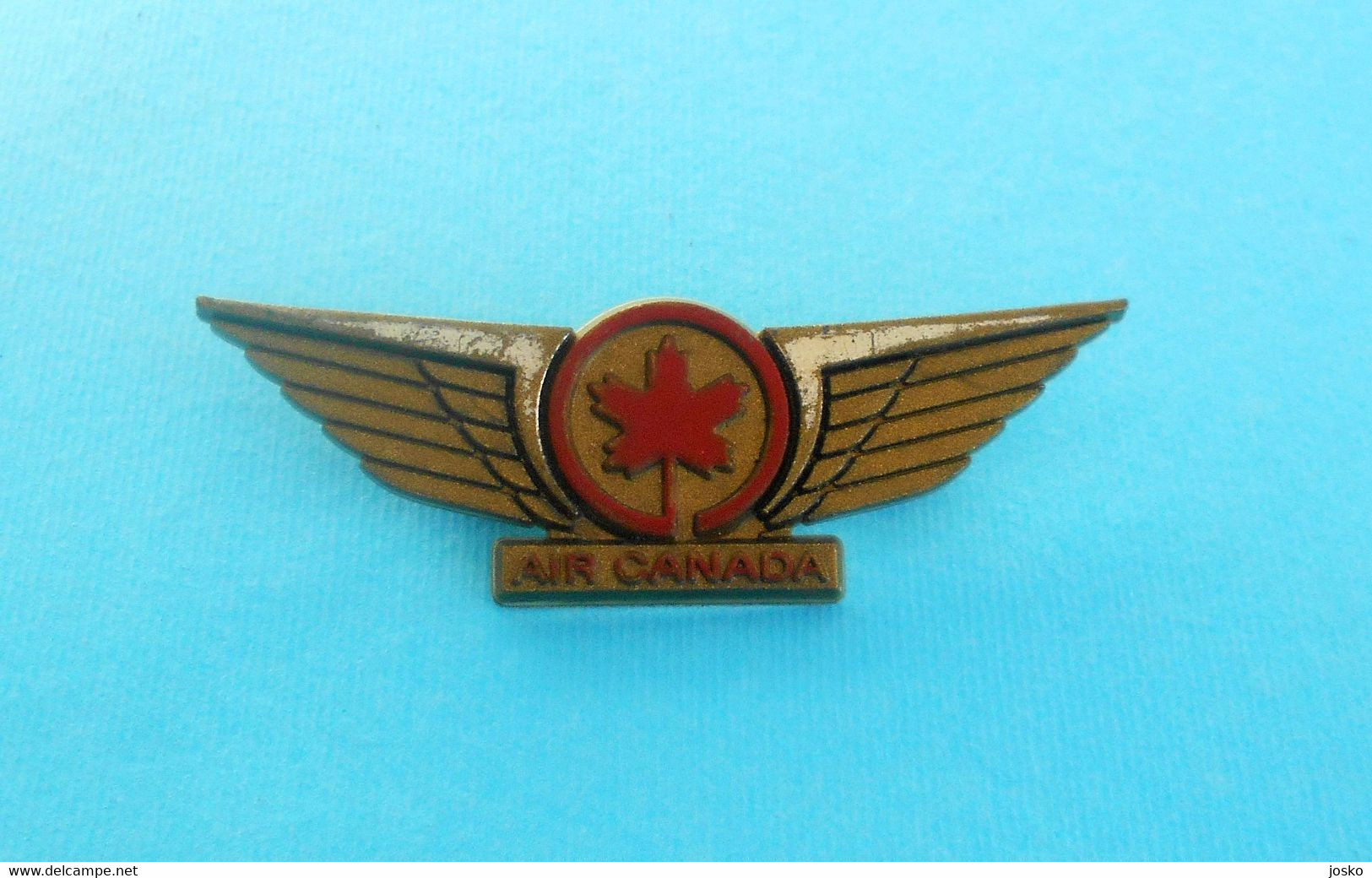 AIR CANADA ... Vintage Pilot Wings Badge * Canada National Airlines * Airways Airline Air Company Pilote Plane Avion - Tarjetas De Identificación De La Tripulación