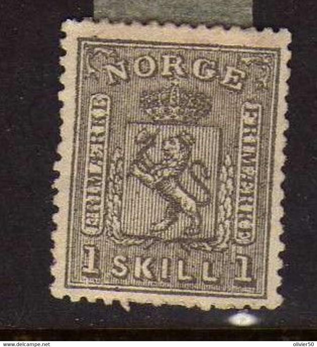 Norvege (1867)  - Ecusson 1s. - Neuf Sans Gomme - Neufs
