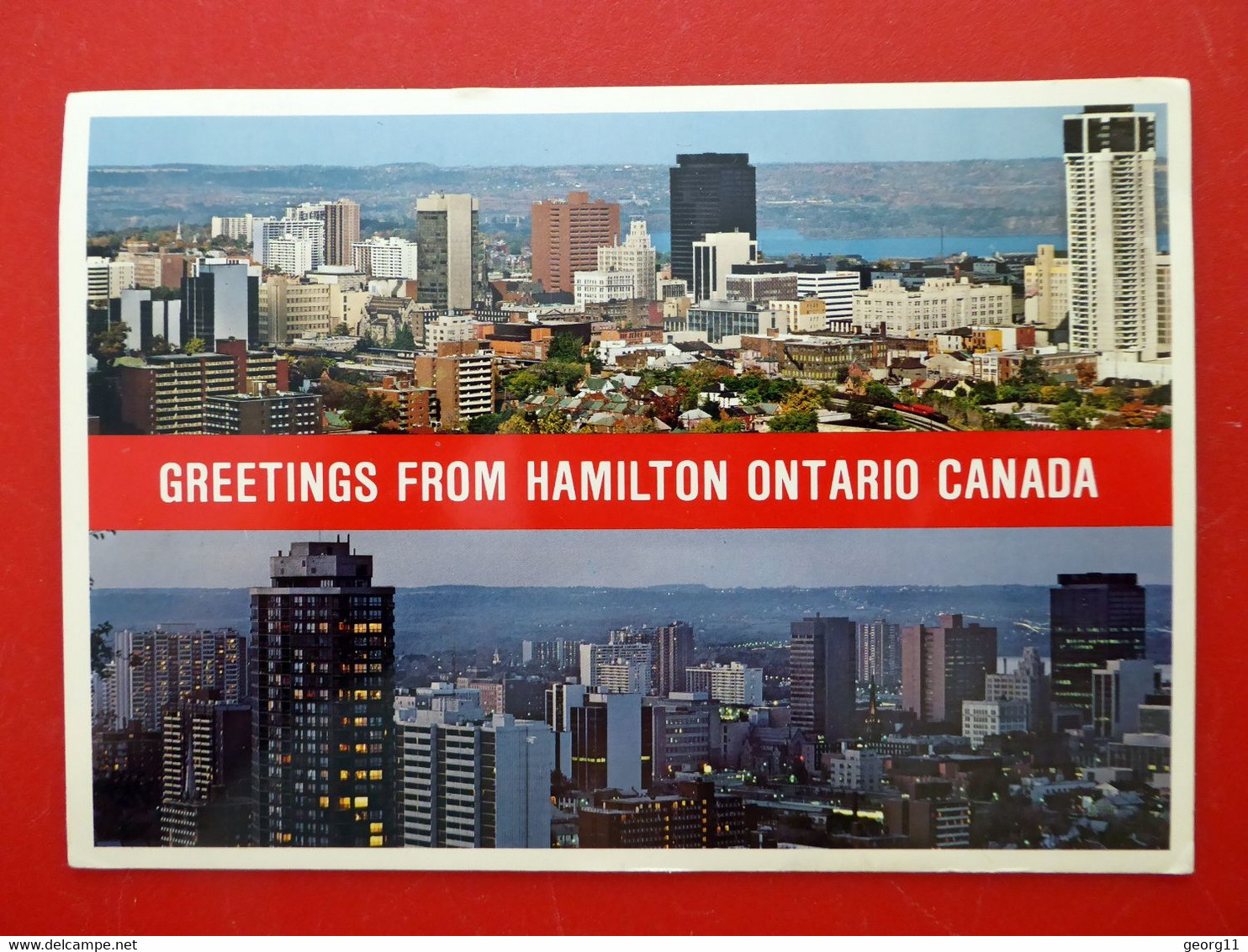 Hamilton - Ontario - Kanada - Postcard Stamp - Hamilton