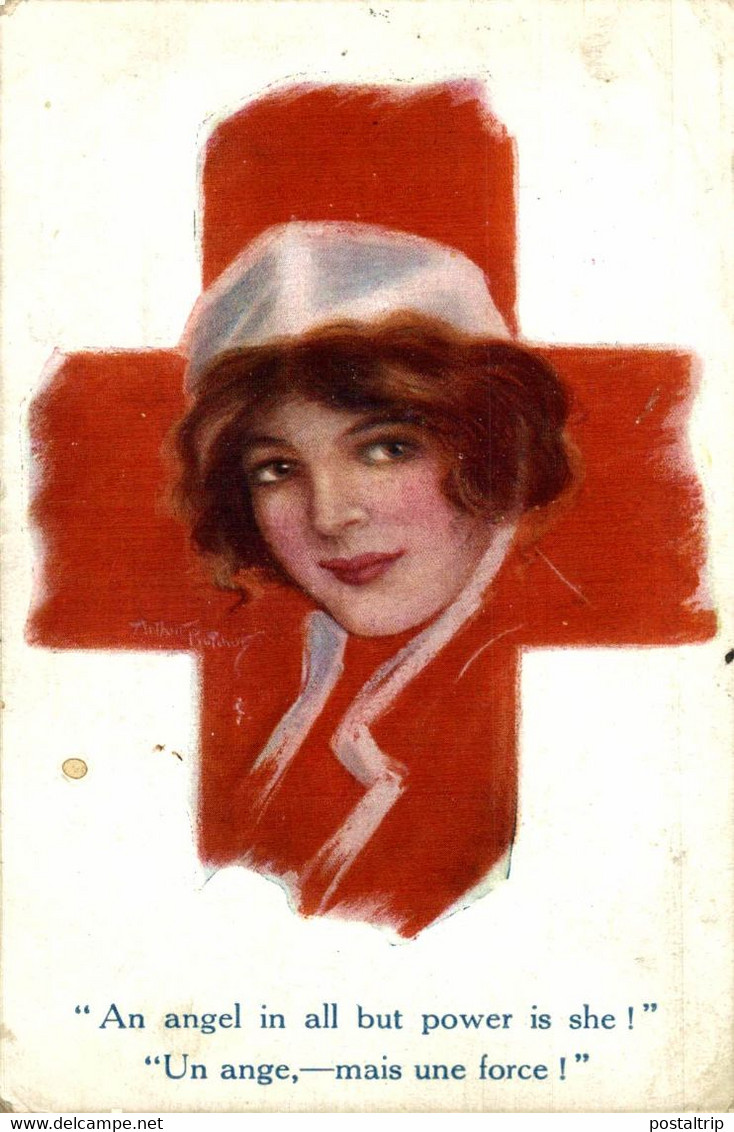 Un Ange Mais Une Force!. Red Cross La Croix Roug 1914/15 WWI WWICOLLECTION - Weltkrieg 1914-18