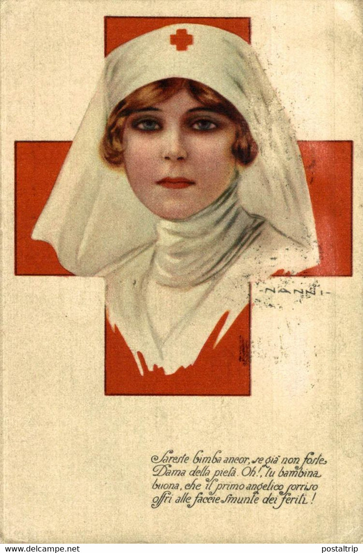 Infermiera. Red Cross La Croix Roug 1914/15 WWI WWICOLLECTION - Weltkrieg 1914-18