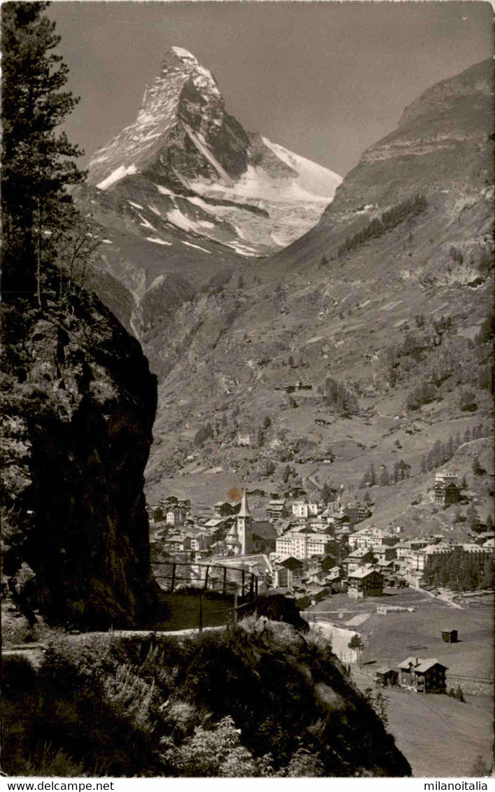 Zermatt Mit Matterhorn (116) * 7. 8. 1954 - Autres & Non Classés