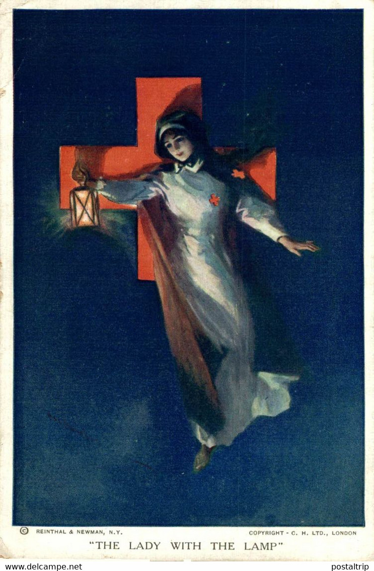 The Lady With The Lamp. Red Cross La Croix Roug 1914/15 WWI WWICOLLECTION - Weltkrieg 1914-18