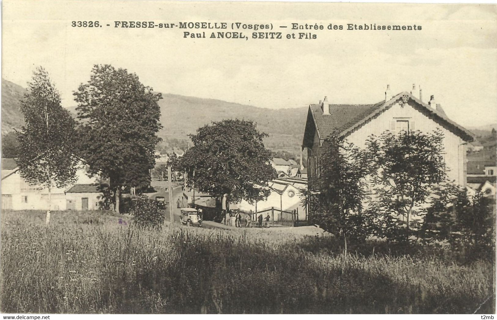 FRESSE-sur-MOSELLE - Entrée Des établissements Paul ANCEL, SEITZ Et Fils - Fresse Sur Moselle