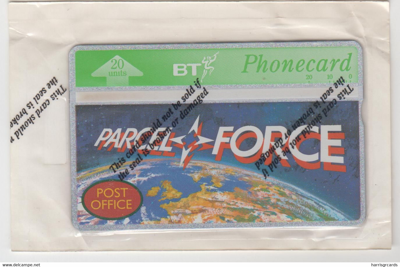 UK - Post Office Counters Ltd. / Parcelforce, 20 U, Tirage 261,200, 05/95, Mint - BT Werbezwecke