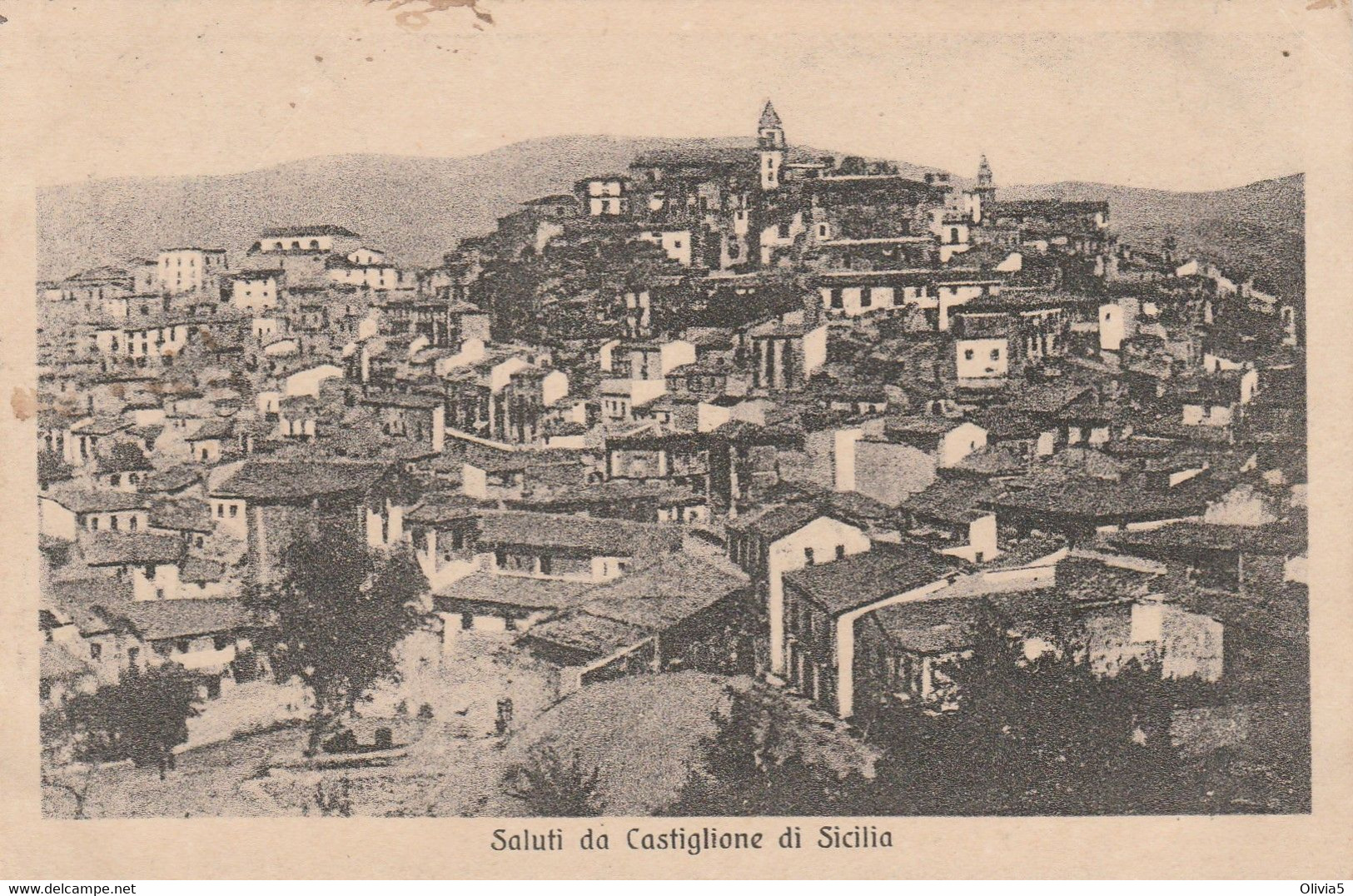 SALUTI DA CASTIGLIONE DI SICILIA - - Catania