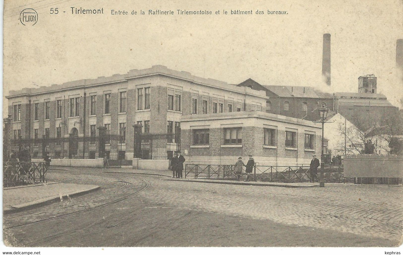 55 - TIRLEMONT - TIENEN : Entrée De La Raffinerie Tirlemontoise Et Le Bâtiment Des Bureaux - Cachet Poste 1928 - Tienen