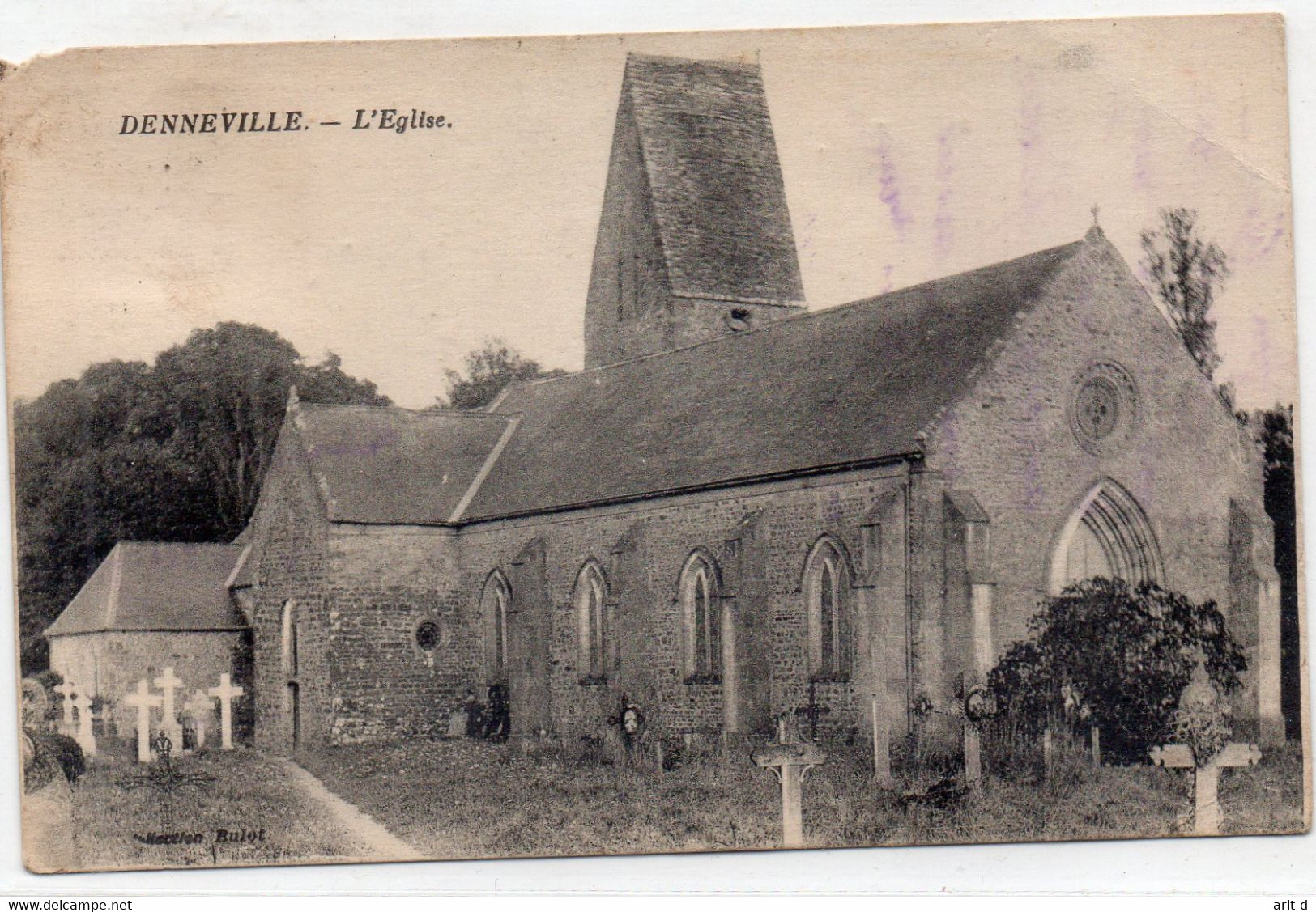 DC4337 - Cpa DENNEVILLE - L'Eglise - Other & Unclassified