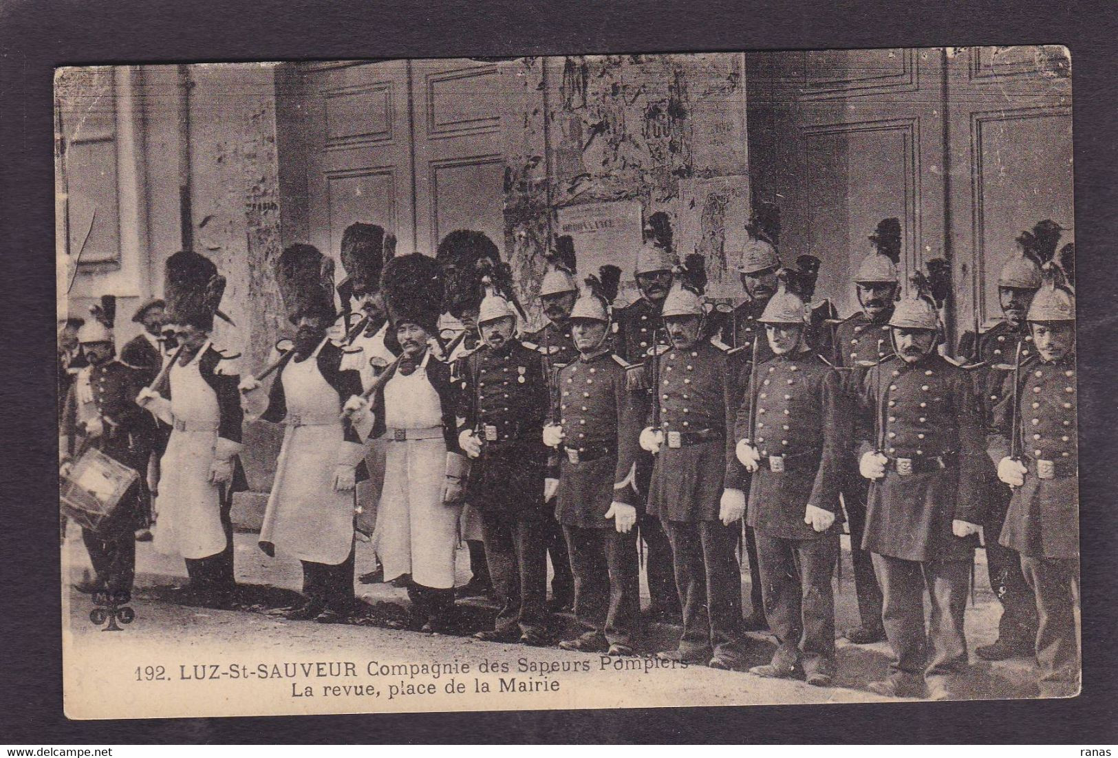 CPA Hautes Pyrénées 65 Luz Saint Sauveur Pompier Fireman Circulé - Luz Saint Sauveur