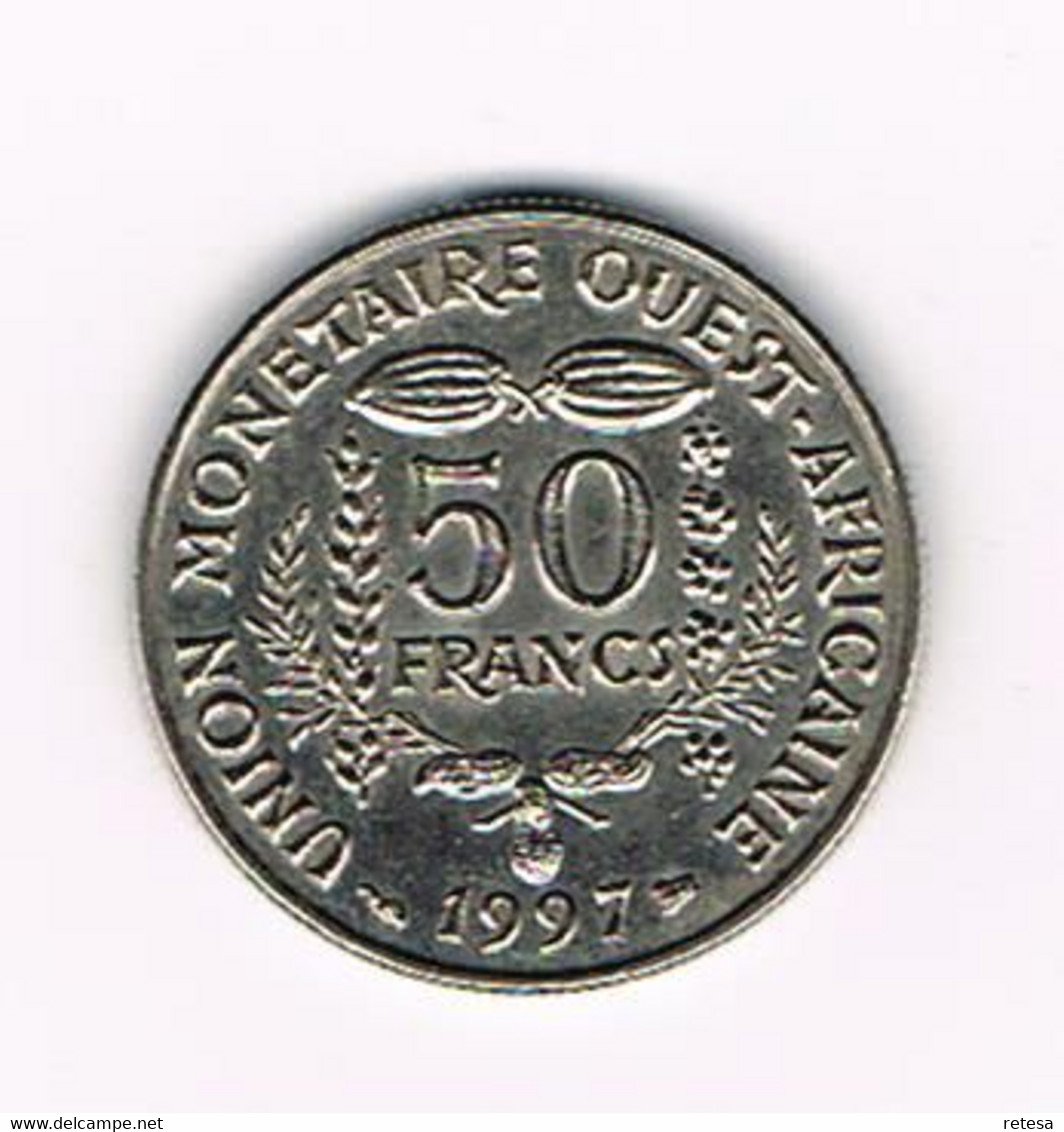 //  WEST AFRICAN STATES  50 FRANCS  1997 - Centrafricaine (République)