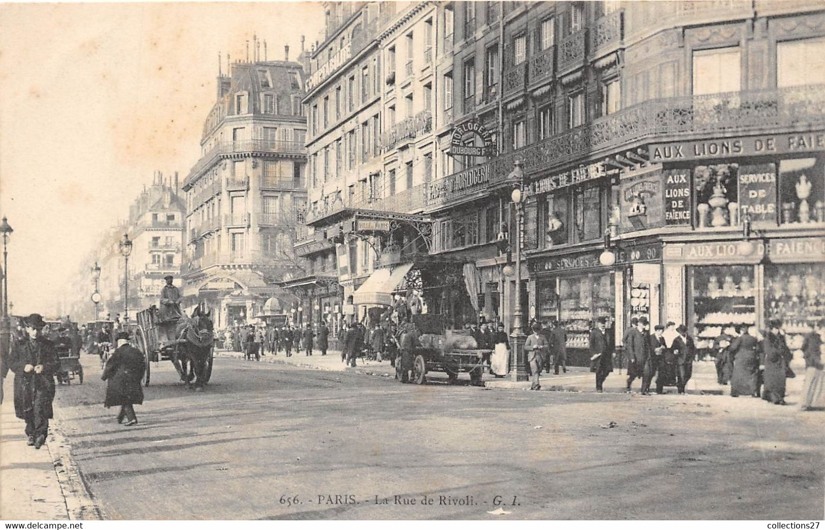 PARIS-75001- LA RUE DE RIVOLI - Arrondissement: 01