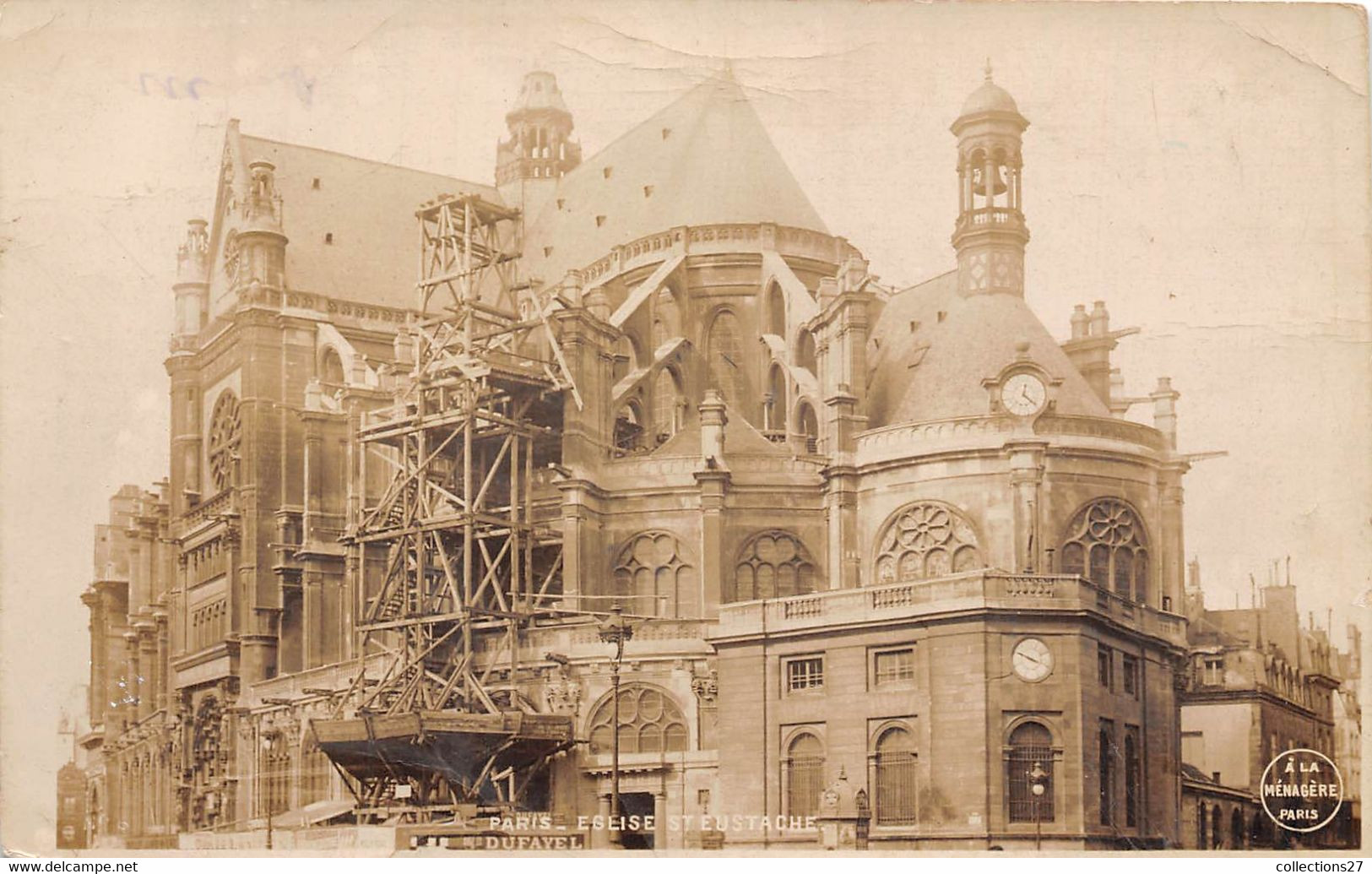 PARIS-75001-CARTE-PHOTO- L'EGLISE SAINT-EUSTACHE - Arrondissement: 01