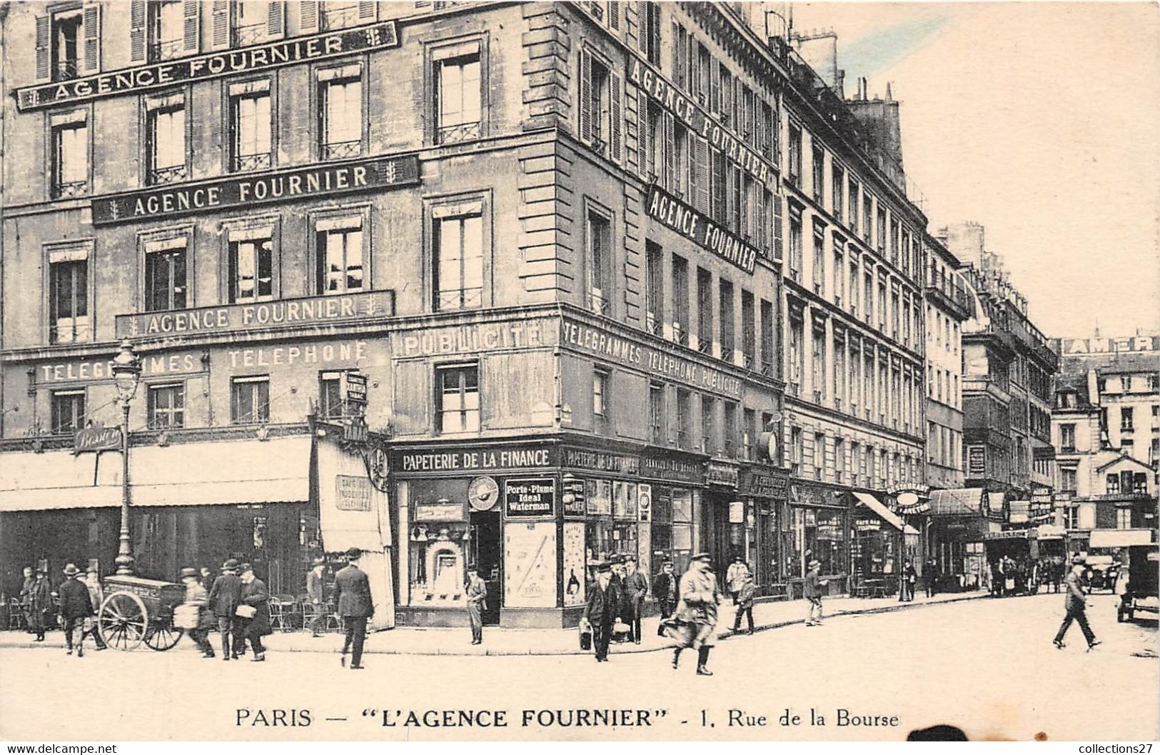 PARIS-75002-"L'AGENCE FOURNIER " 1 RUE DE LA BOURSE - Arrondissement: 02