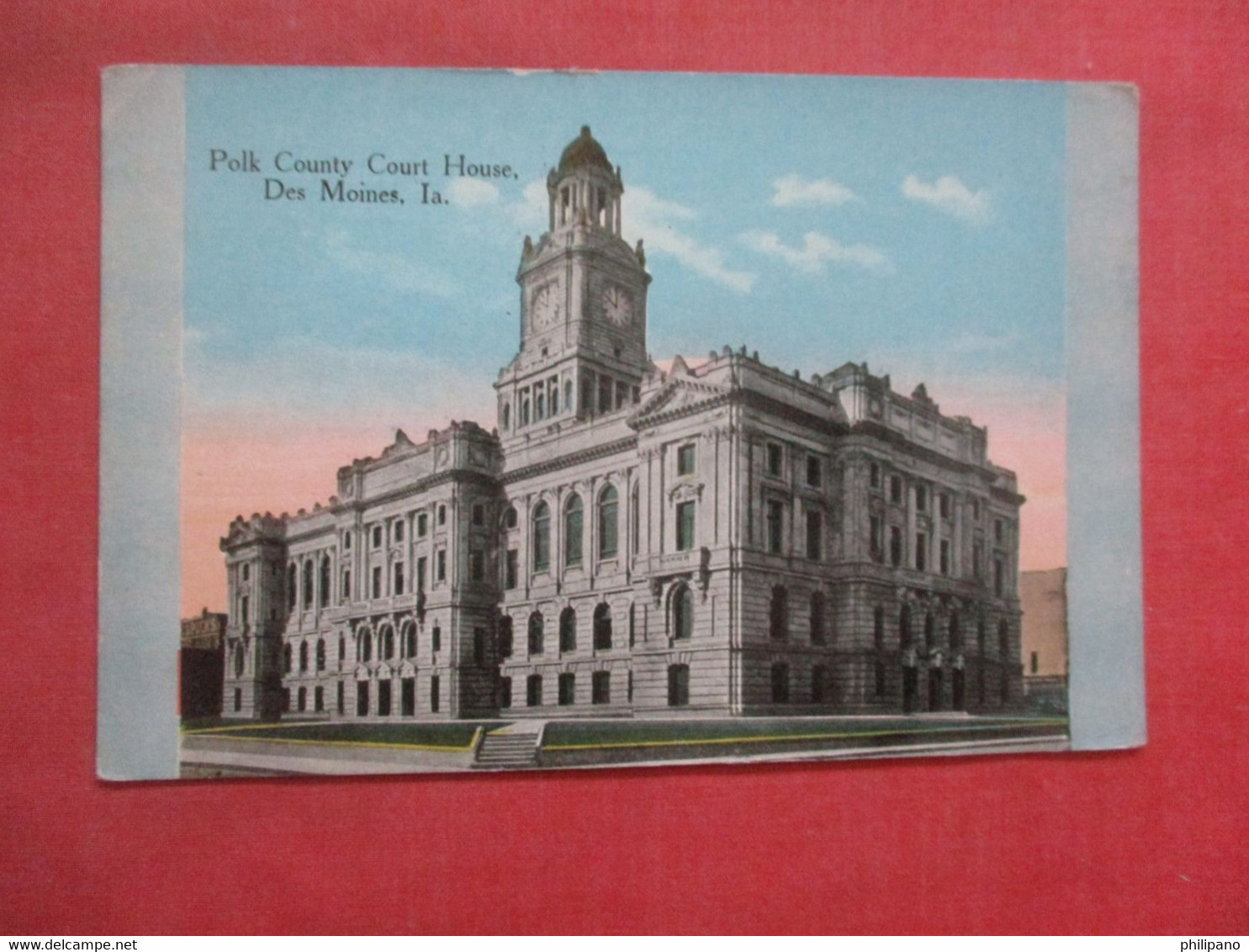 Polk County Court House  Iowa > Des Moines     Ref 4417 - Des Moines