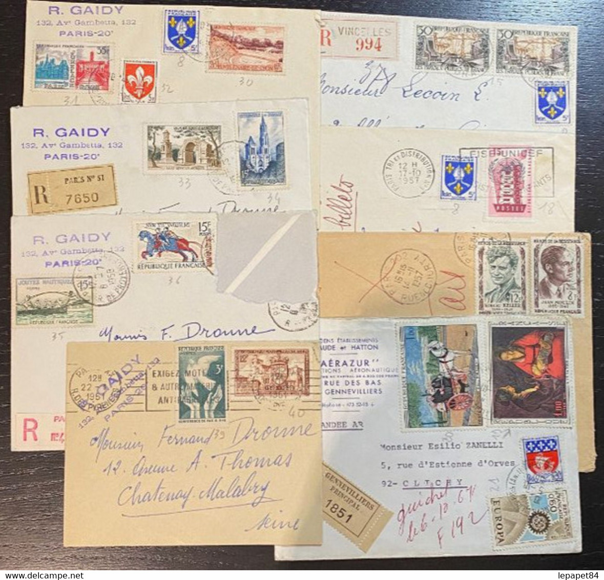 Lot De 65 Lettres France Diverses - 1961-....