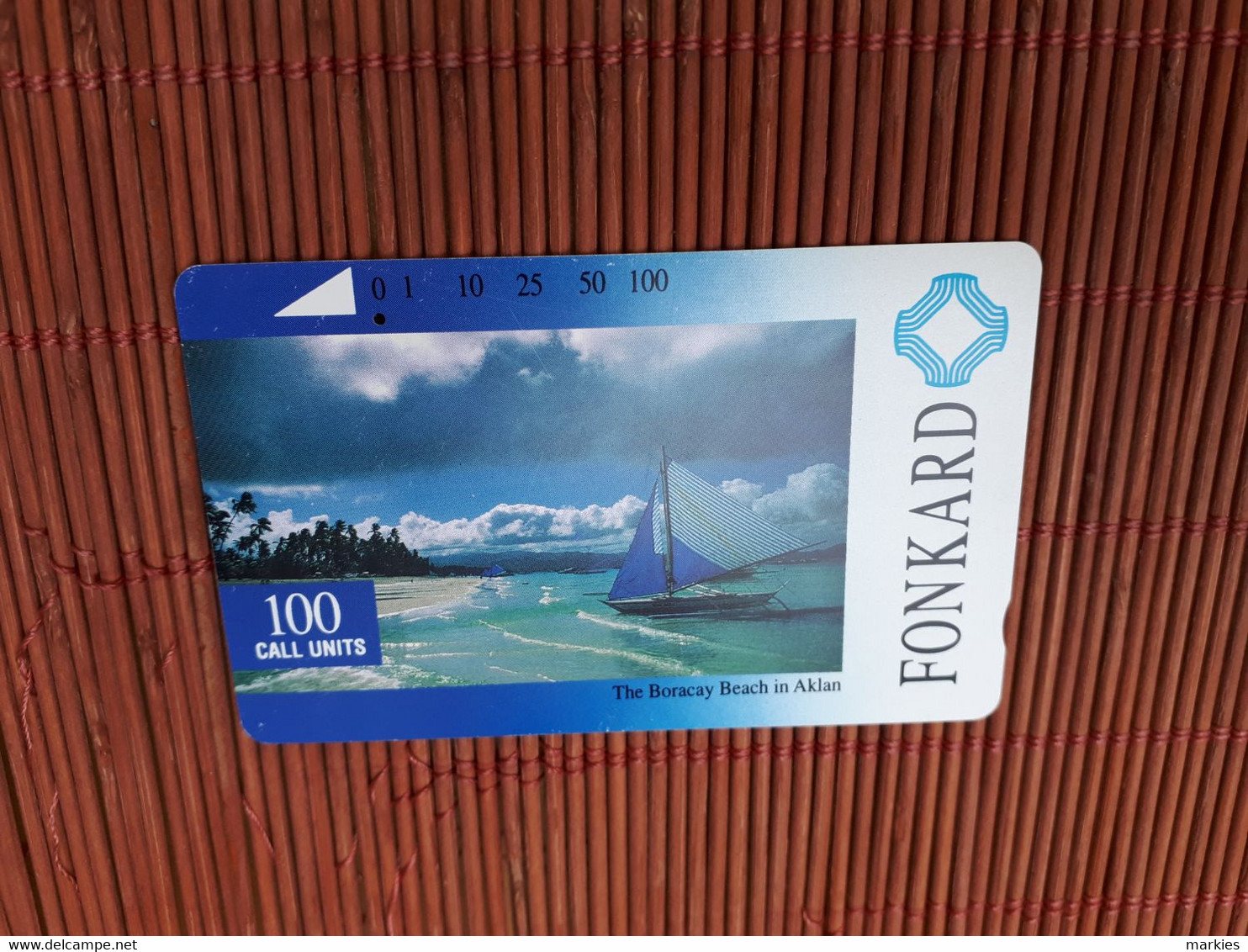 Phonecard 100 Units Philipines Used Rare - Philippinen