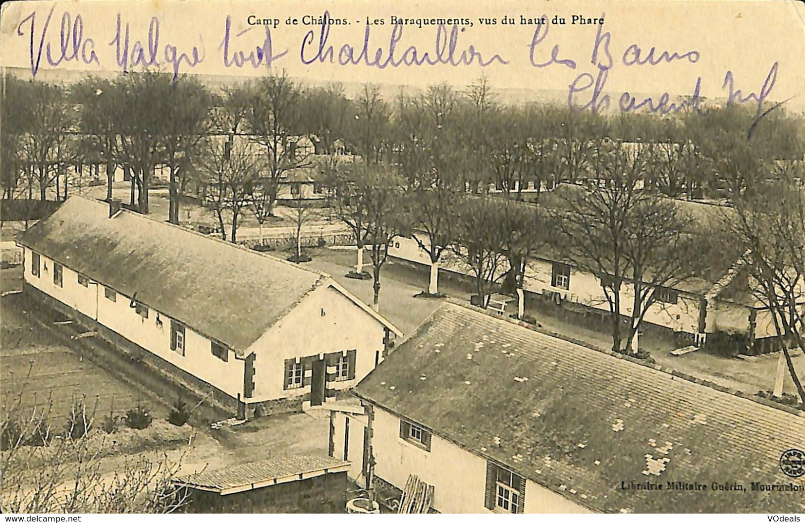 032 425 - CPA - France (51) Marne -Camp De Châlons - Les Baraquements - Camp De Châlons - Mourmelon