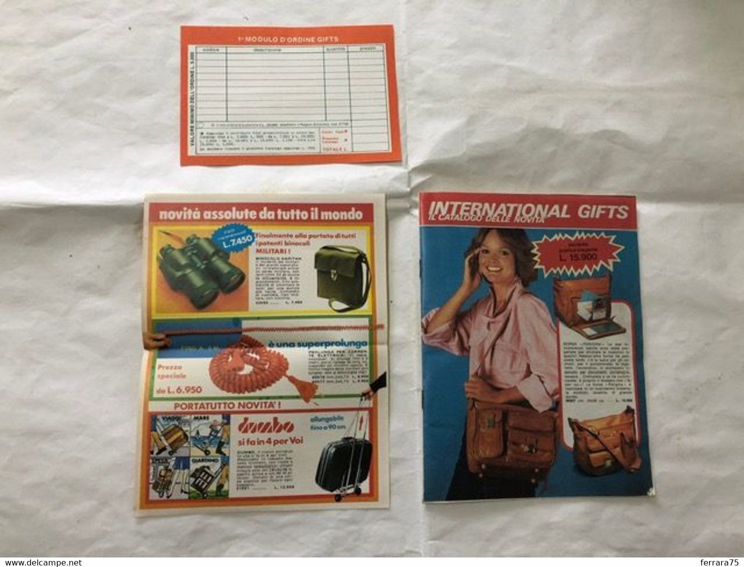 CATALOGO EURONOVA INTERNATIONAL GIFTS VINTAGE PAG.N.32. - Zu Identifizieren