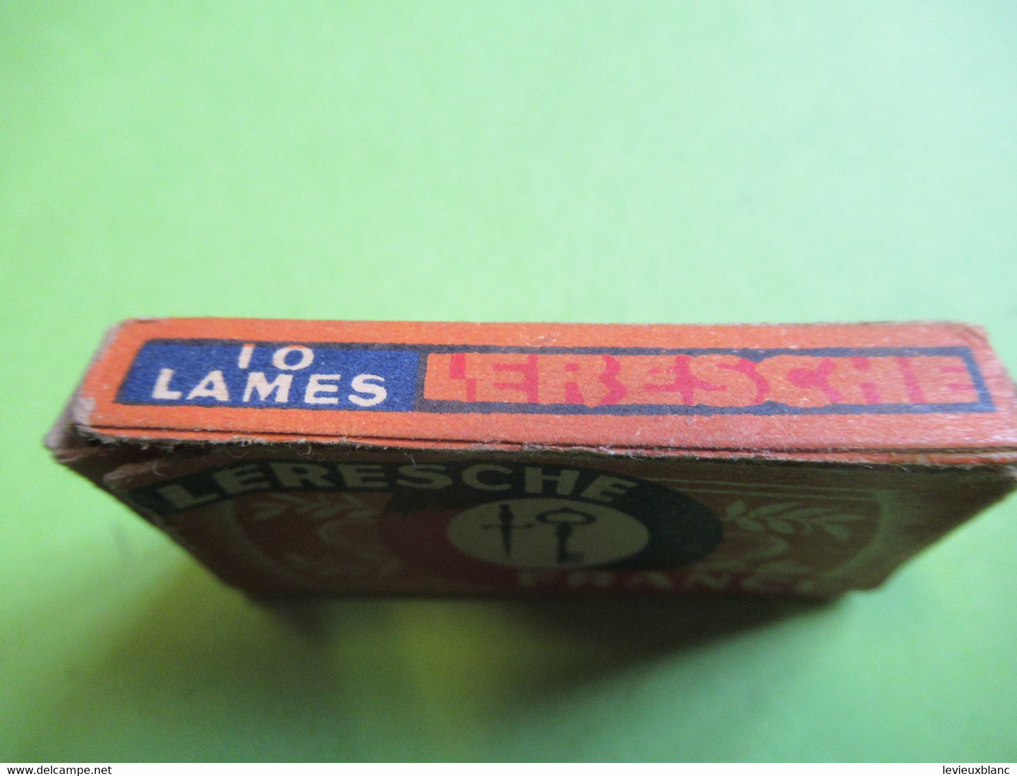 Etui Carton Pour 10 Lames De Rasoir/avec 2 Lames /LERESCHE France/ Made In France//Vers 1930-1950   PARF219 - Scheermesjes