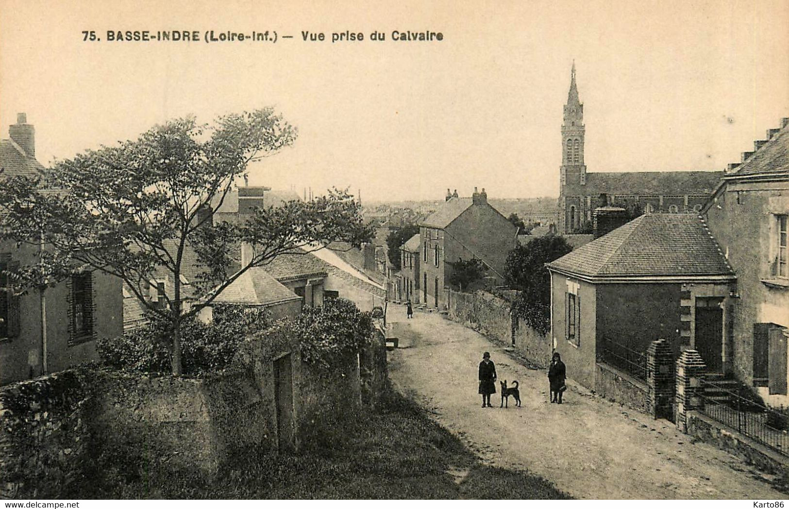 Basse Indre * Vue Prise Du Calvaire * Rue - Basse-Indre