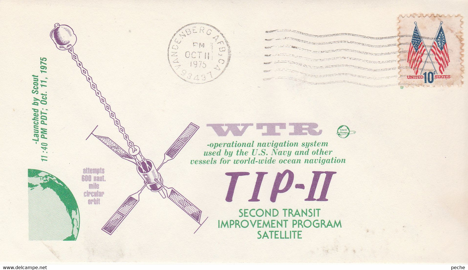N°631 N -lettre WTR -Tip II - North  America