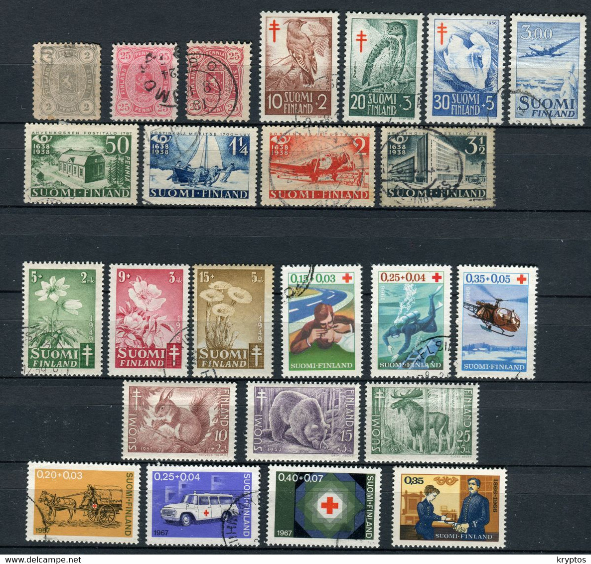 Finland. Mixed Lot (24 Stamps - 6 Complete Sets Included) - Collezioni