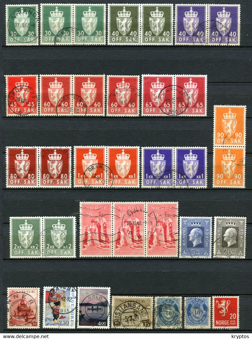 Norway. Mixed Lot ("Stock Clearing") - 3 Pages!! - Collections