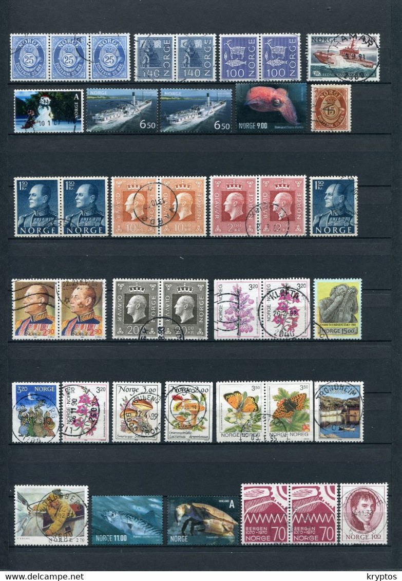 Norway. Mixed Lot ("Stock Clearing") - 3 Pages!! - Colecciones