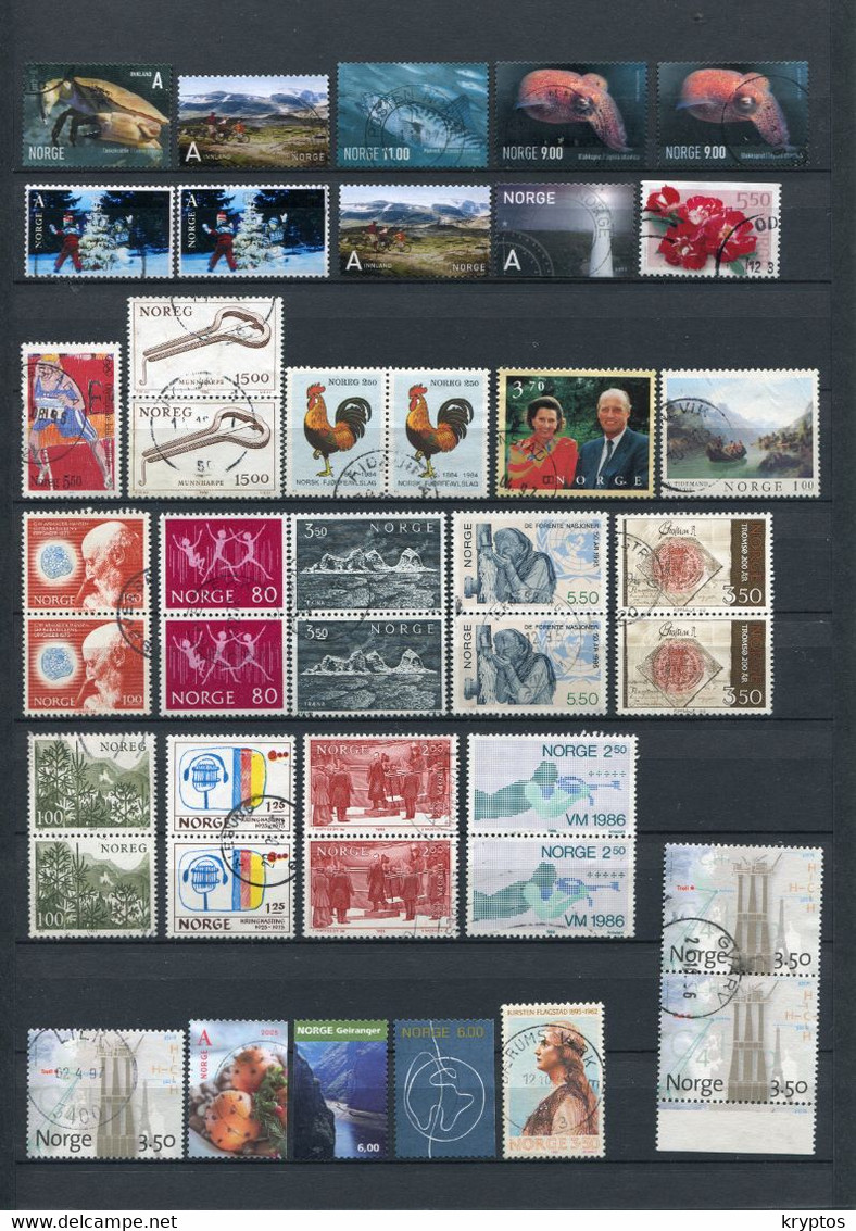 Norway. Mixed Lot ("Stock Clearing") - 3 Pages!! - Collections