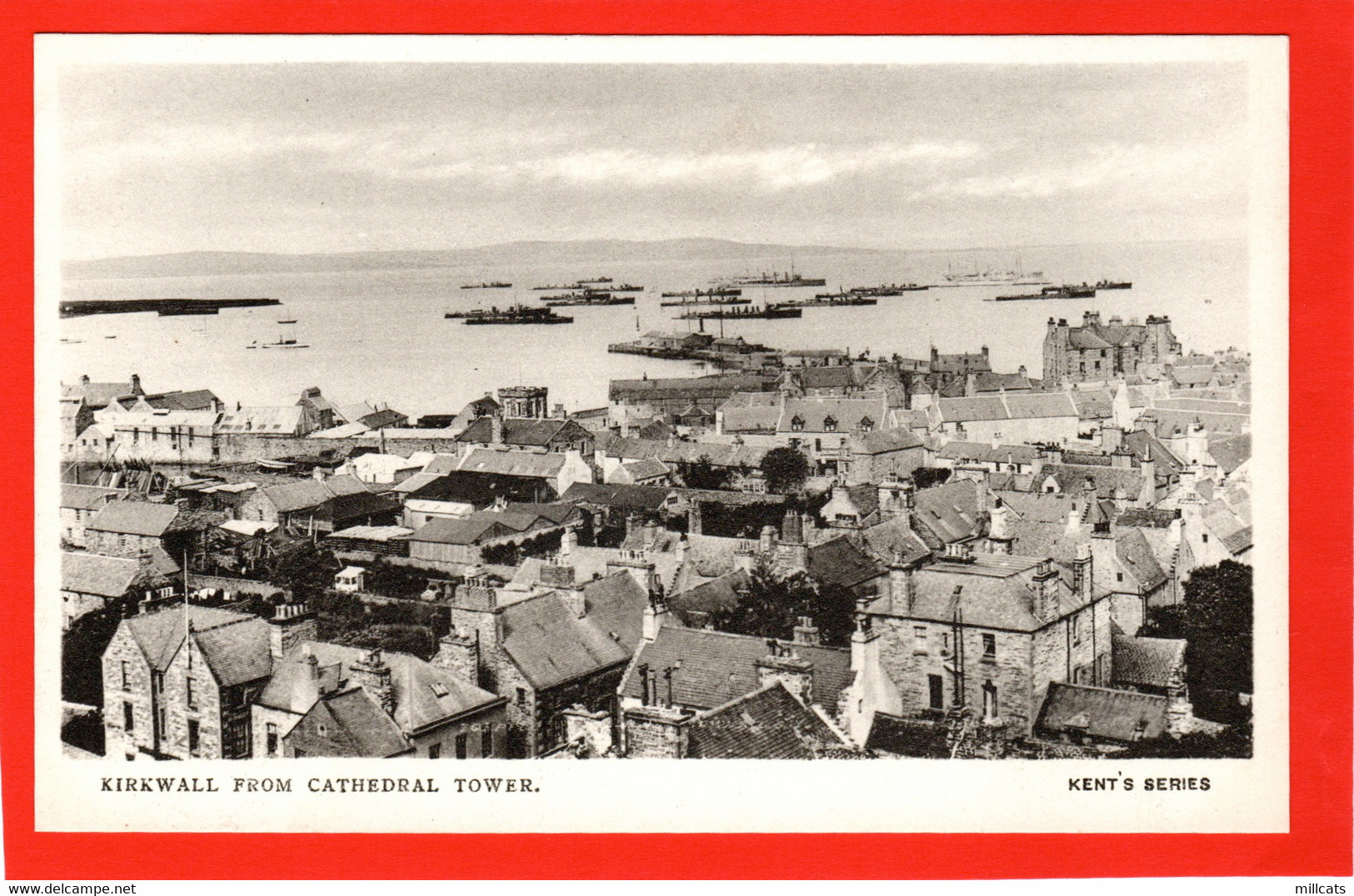 SCOTLAND  ORKNEY  KIRKWALL FROM CATHEDRAL TOWER KENT SERIES - Orkney