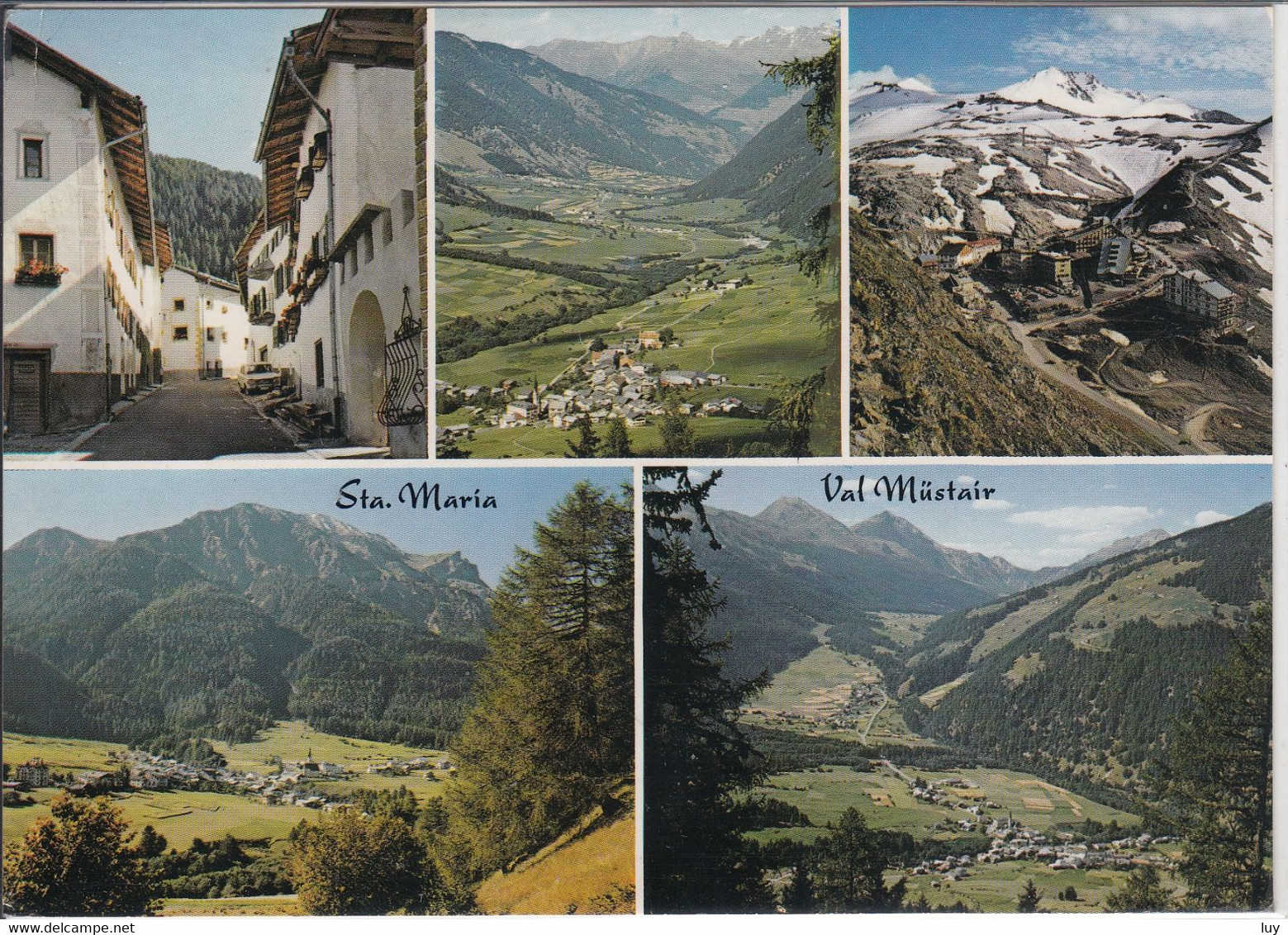 STA. Maria, VAL MÜSTAIR,  Umbraistr., Geg. Oetztaler Alpen, Stelvio, Geg. Piz Lad, Geg. Ofenpass - Val Müstair