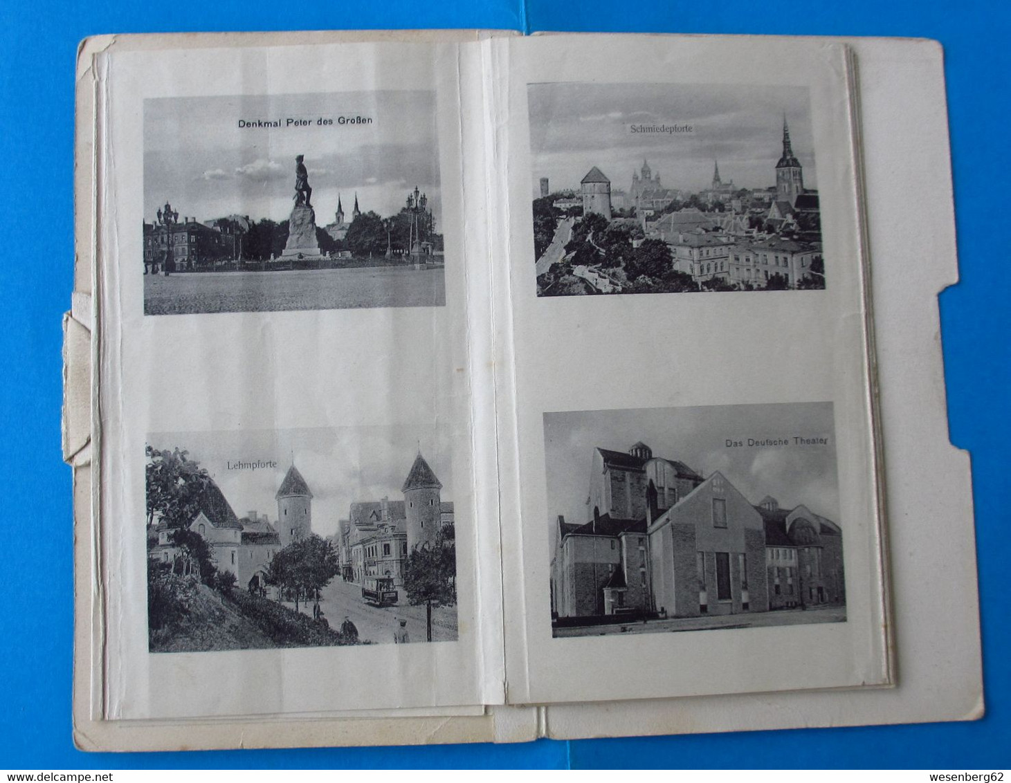 Reval Leporello With 19 Smal Pictures 1918 Feldpost Old Postcard - Estonie