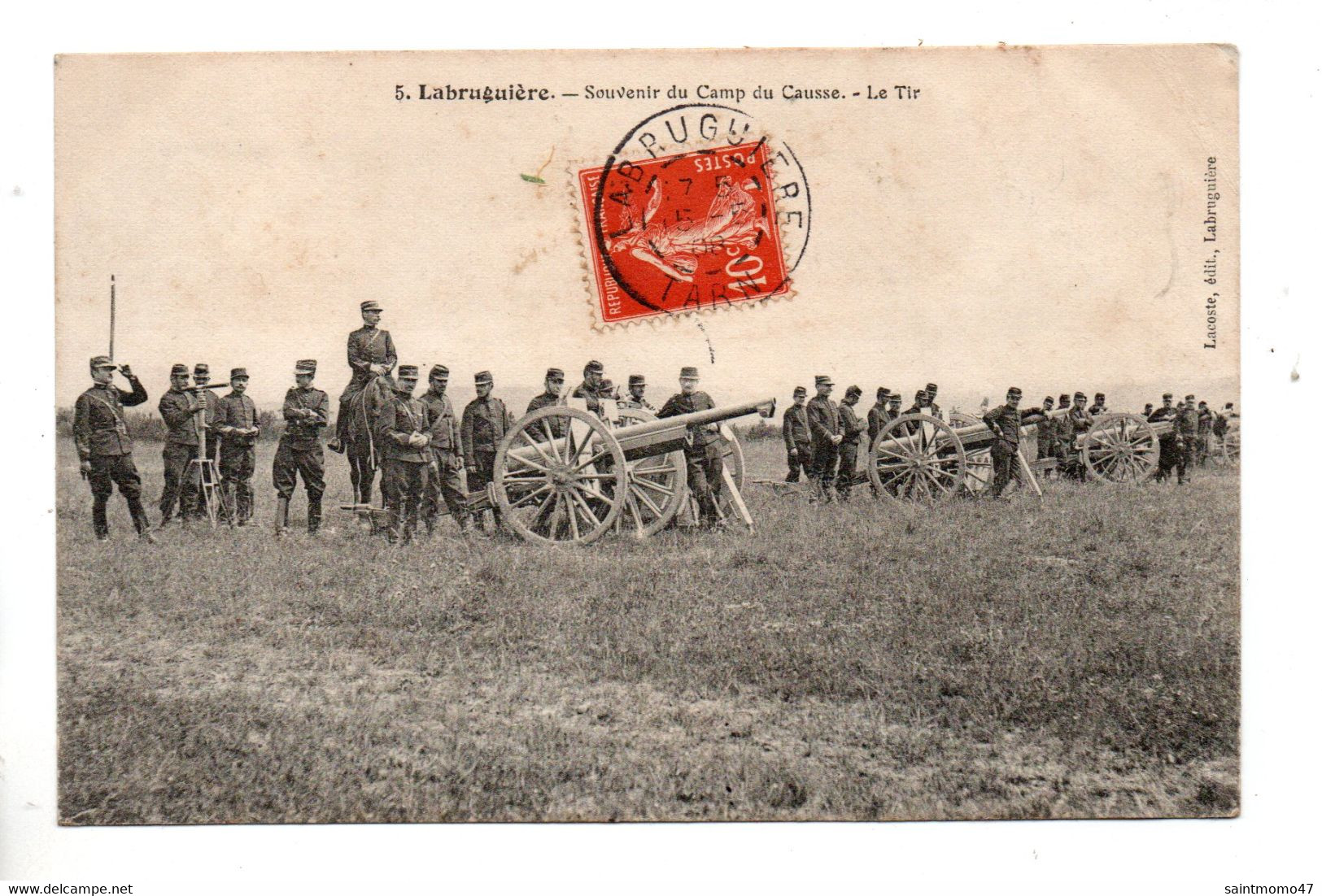 81 - LABRUGUIÈRE . SOUVENIR DU CAMP DE CAUSSE . LE TIR - Réf. N°10504 - - Labruguière