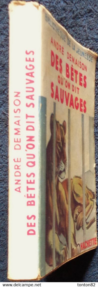 André Demaison - Des Bêtes Qu'on Dit Sauvages - Bibliothèque De La Jeunesse - ( 1956 ) . - Bibliothèque De La Jeunesse