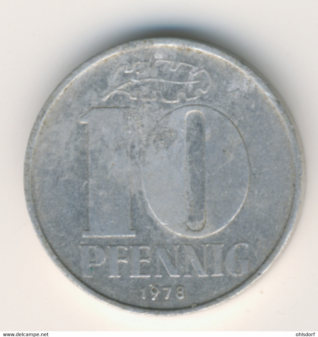 DDR 1978 A: 10 Pfennig, KM 10 - 10 Pfennig